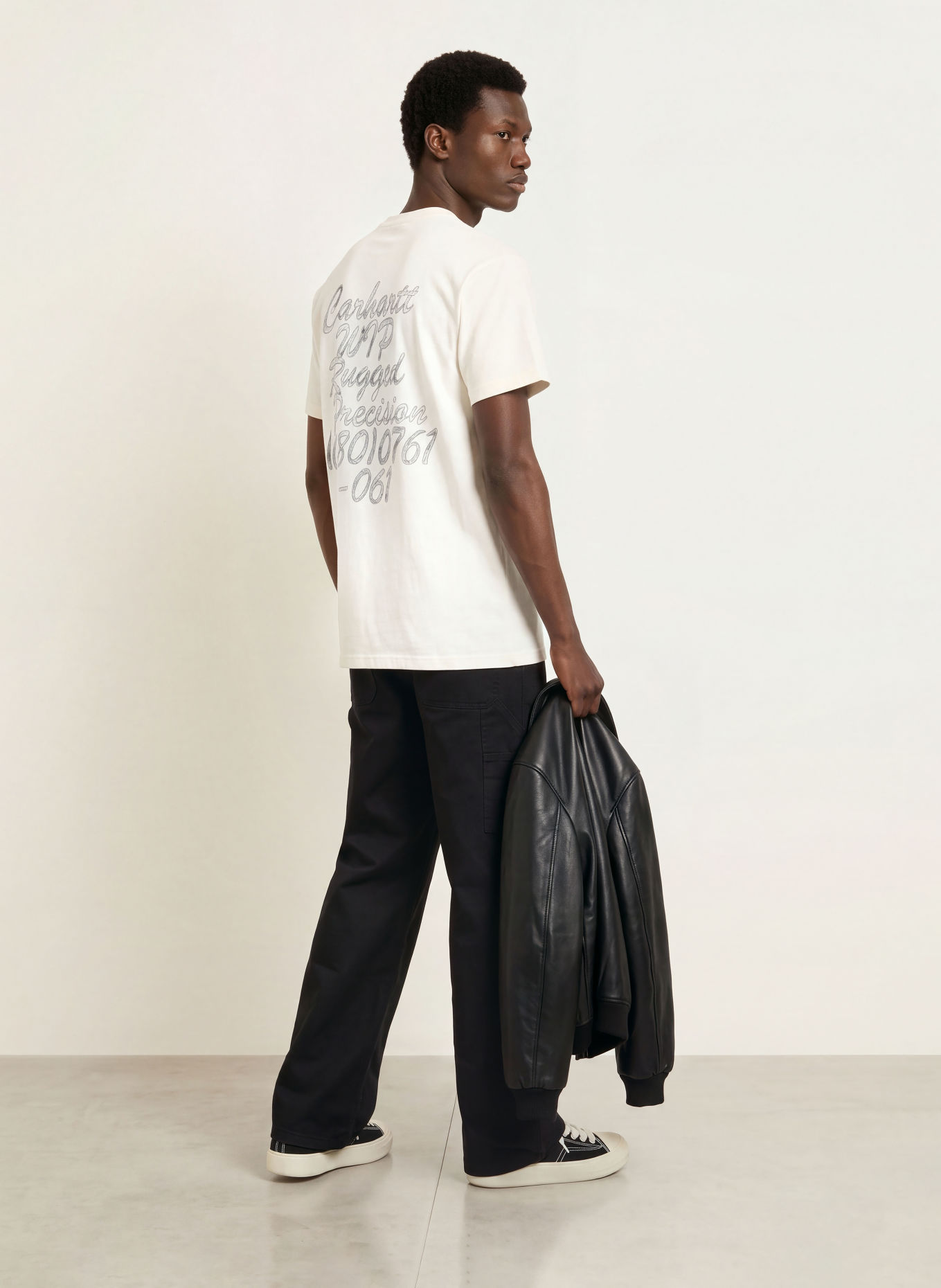 carhartt WIP T-shirt: WIT / GRIJS