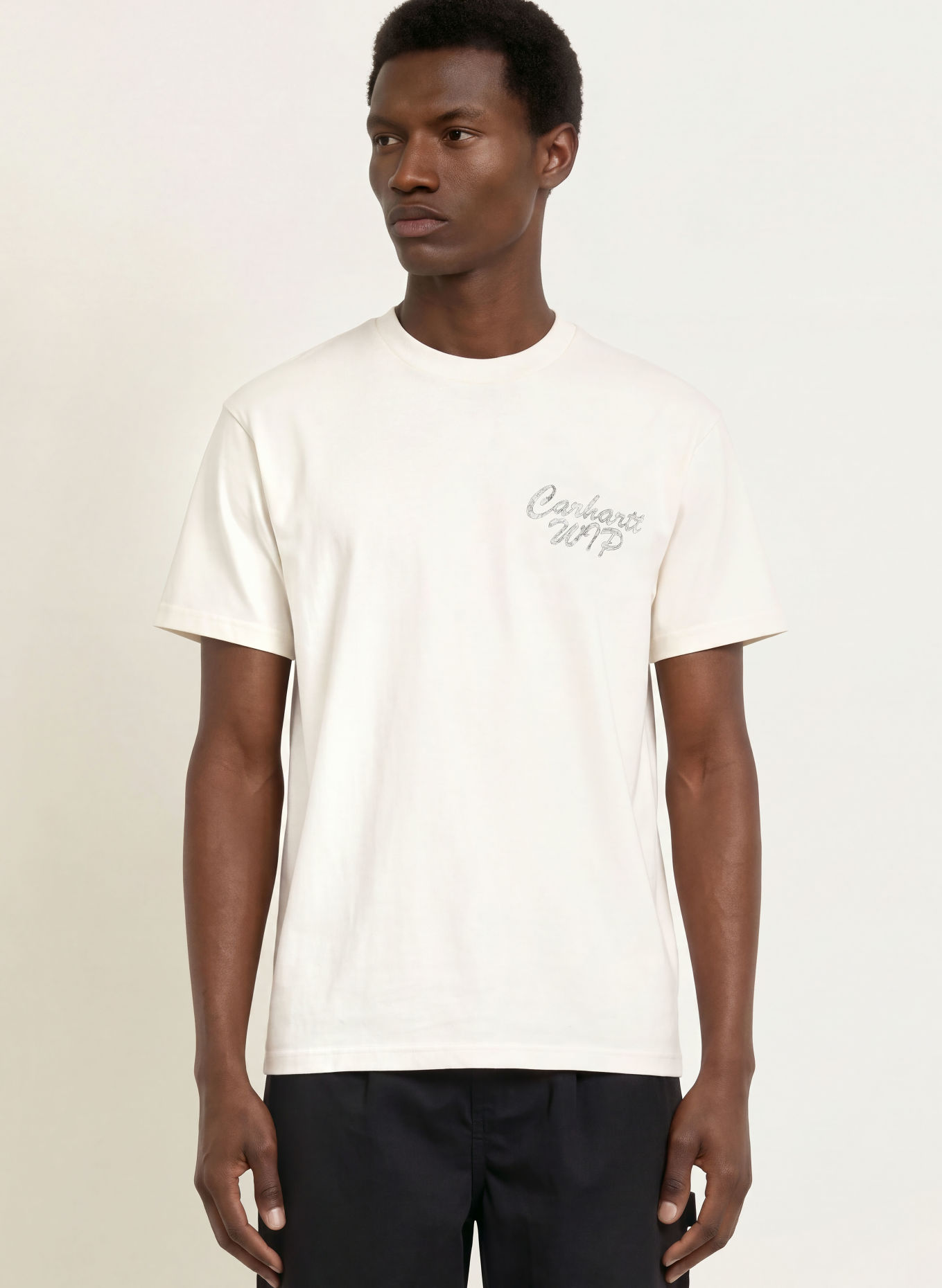 carhartt WIP T-shirt: WIT / GRIJS