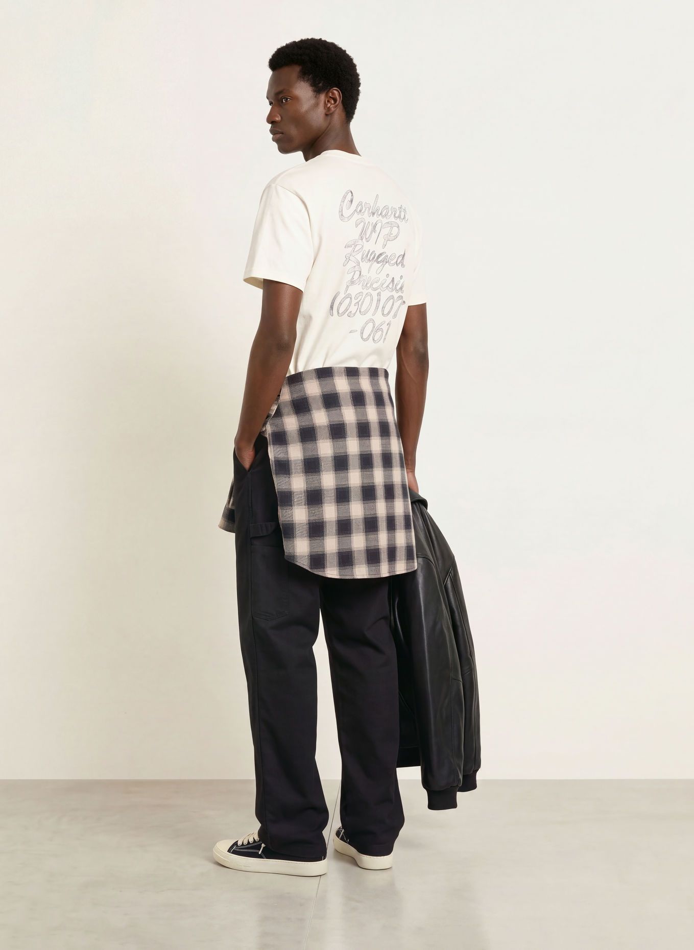carhartt WIP T-shirt: WIT / GRIJS