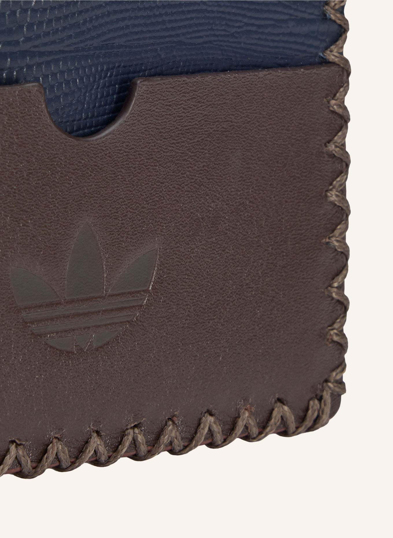 adidas Originals Porte-cartes WB LANYARD: MARRON FONCÉ / ARGENT / MARRON