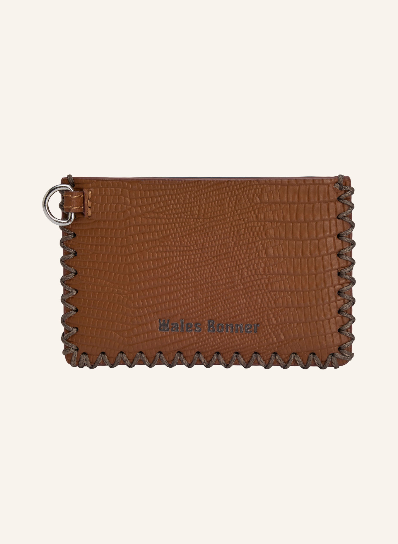 adidas Originals Porte-cartes WB LANYARD: MARRON FONCÉ / ARGENT / MARRON