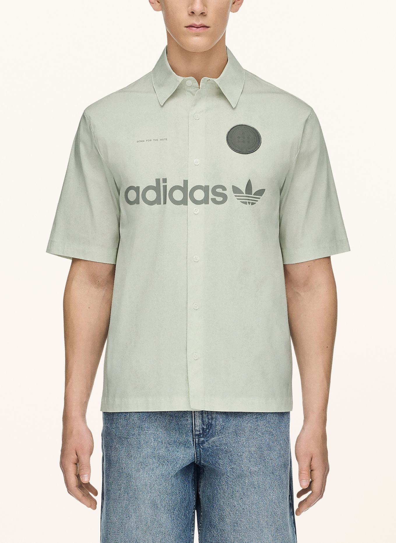 adidas Originals Kurzarm-Hemd ADI008: WEISS