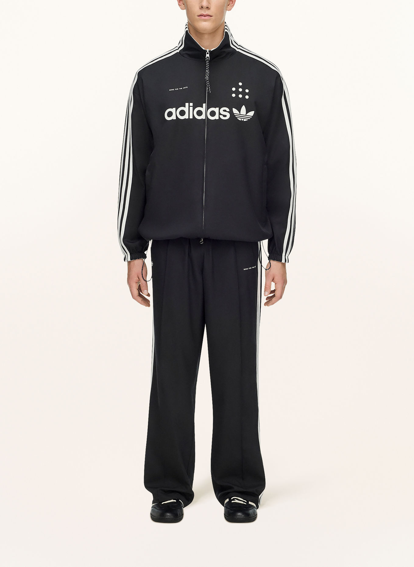 adidas Originals Pantalon de survêtement ADI008: NOIR / BLANC