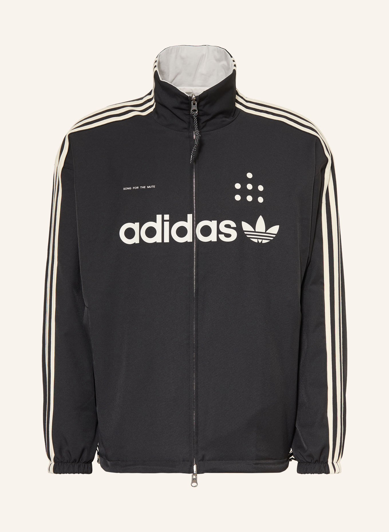 adidas Originals Vändbar träningsjacka ADI008: SVART / VIT