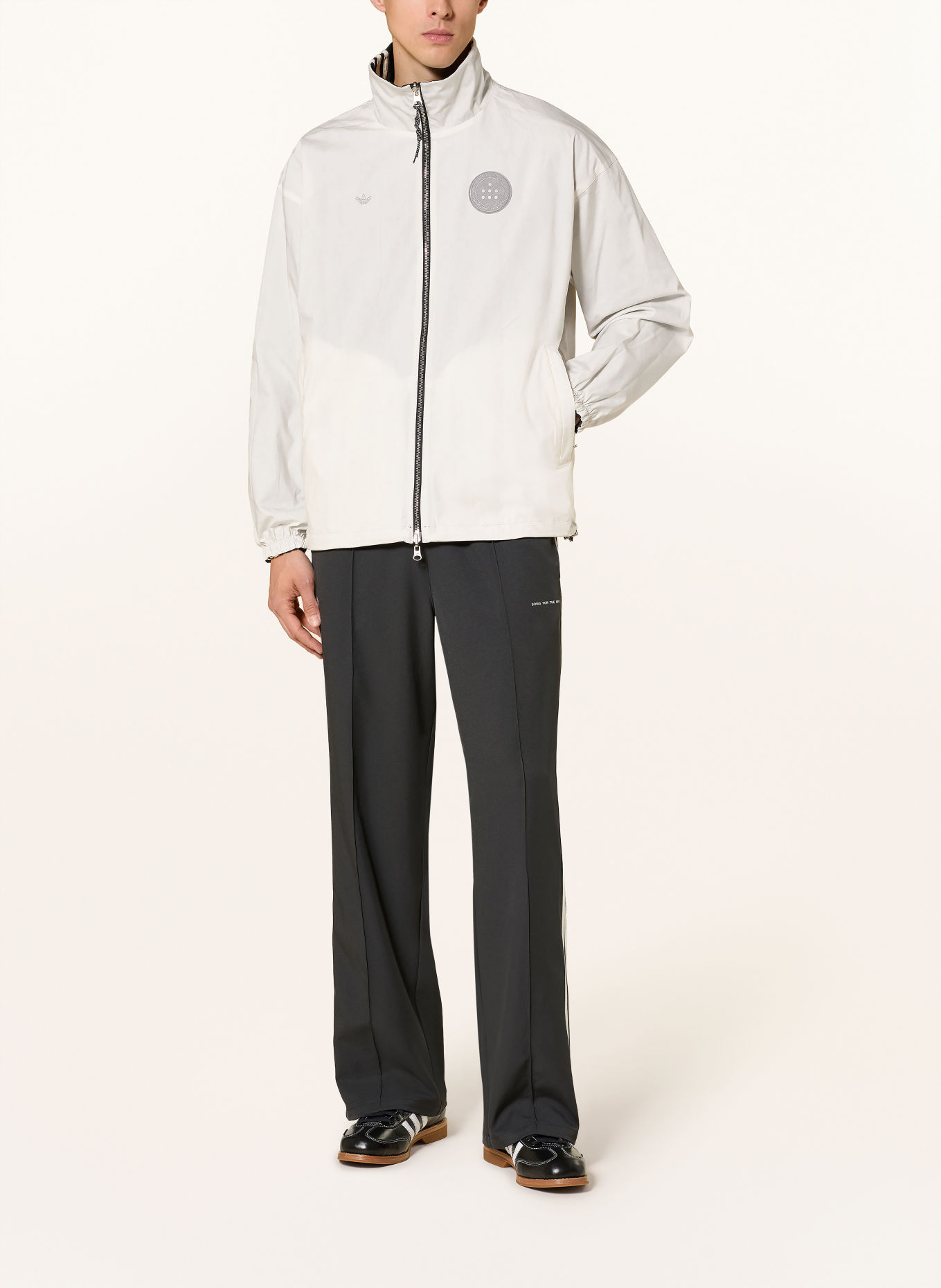 adidas Originals Vändbar träningsjacka ADI008: SVART / VIT