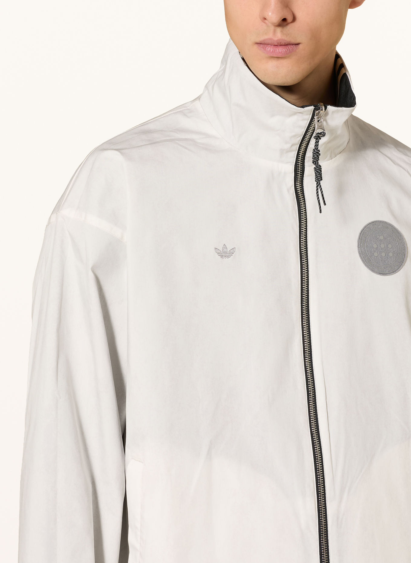 adidas Originals Vändbar träningsjacka ADI008: SVART / VIT