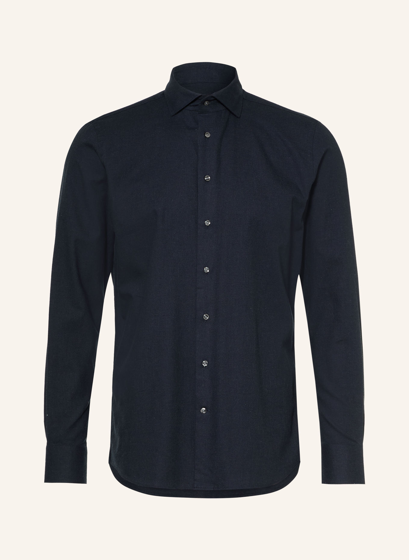 PROFUOMO Slim-Fit Shirt: DARK BLUE
