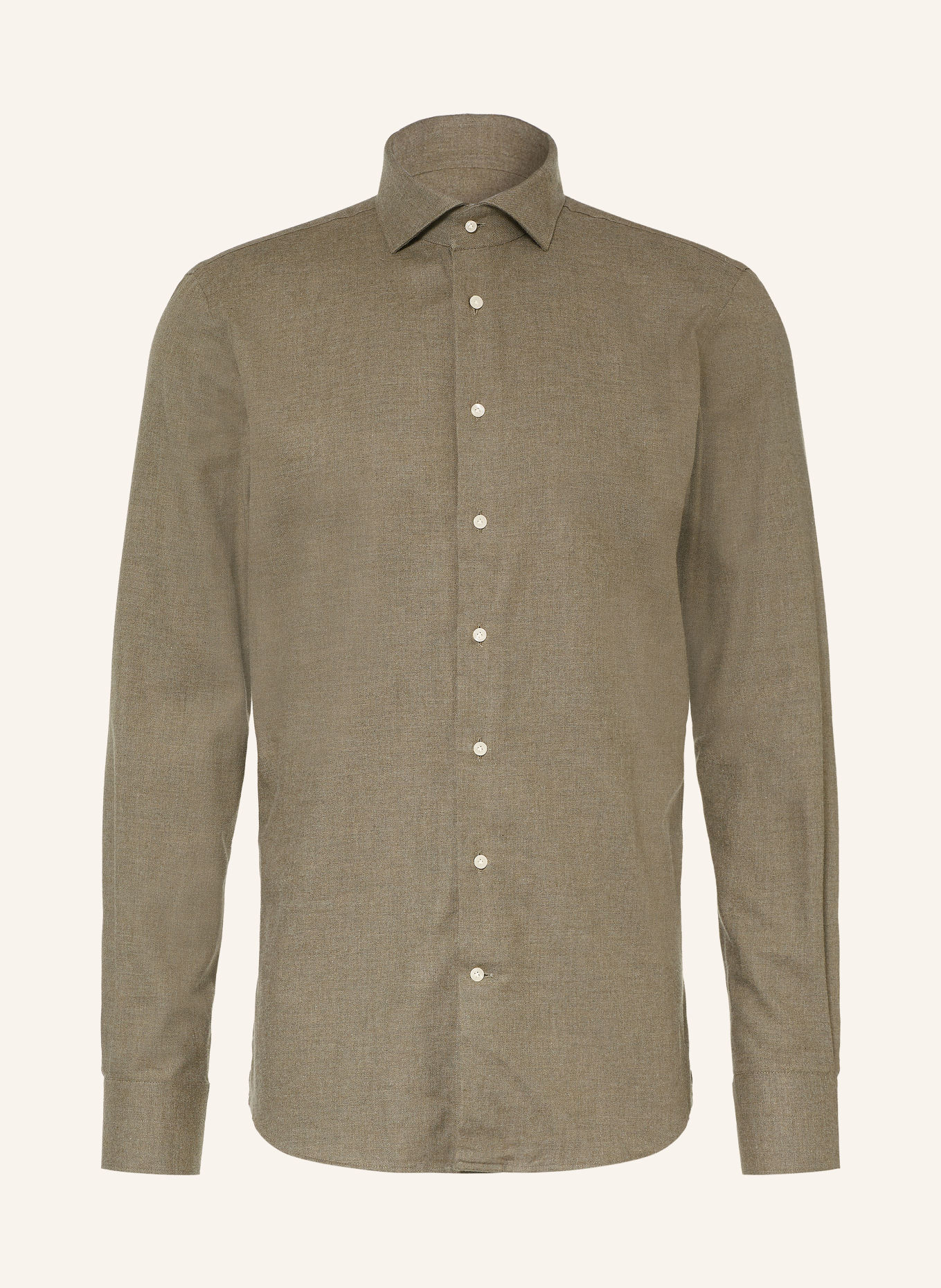 PROFUOMO Chemise coupe slim: VERT