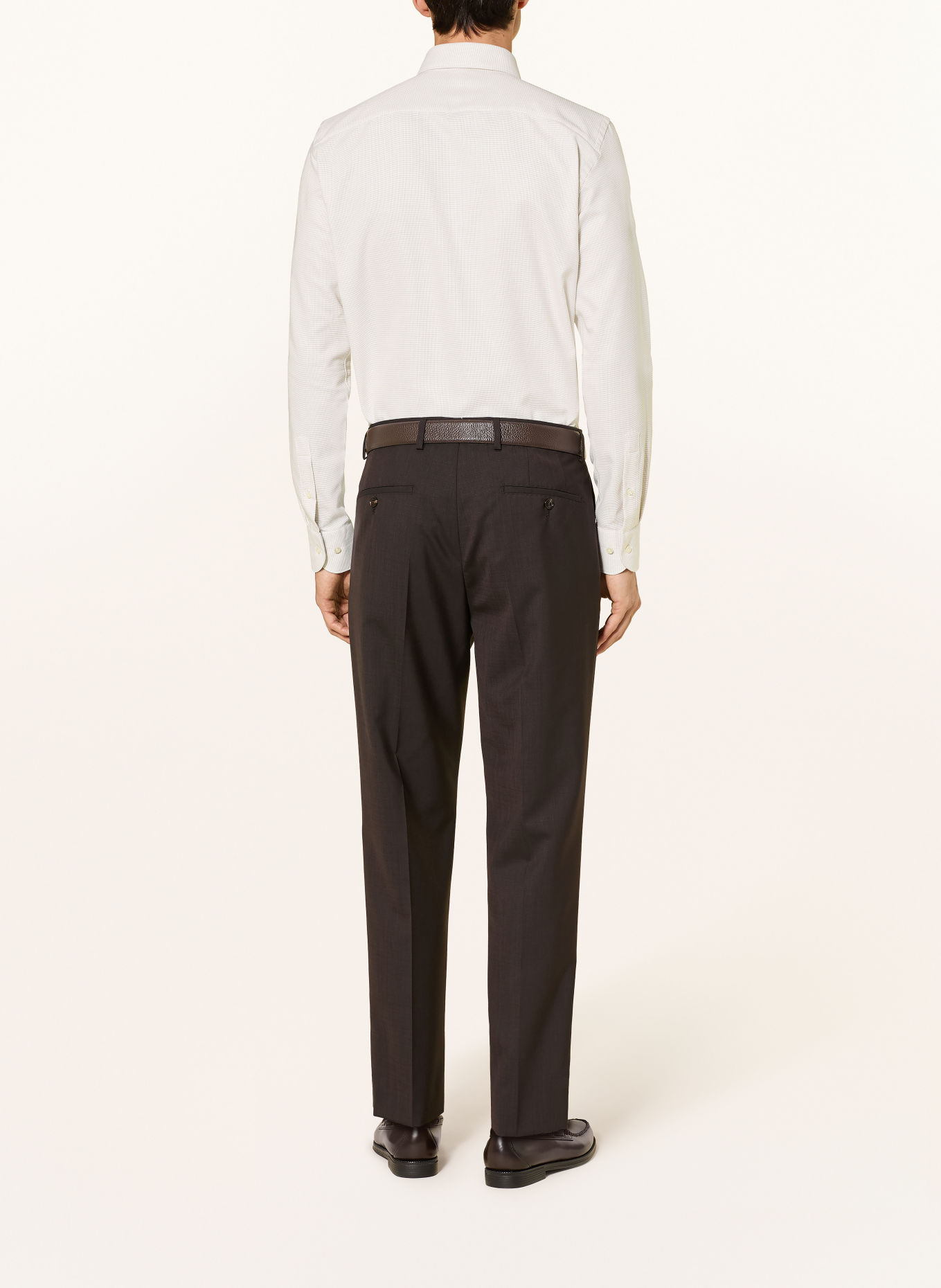 PROFUOMO Chemise coupe slim: BEIGE