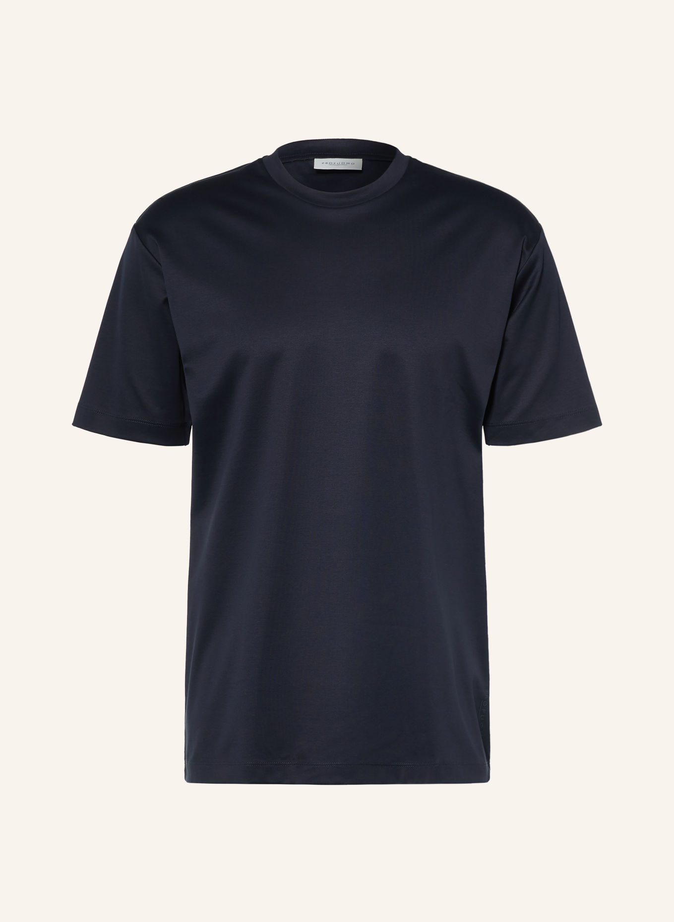PROFUOMO T-shirt: BLEU FONCÉ