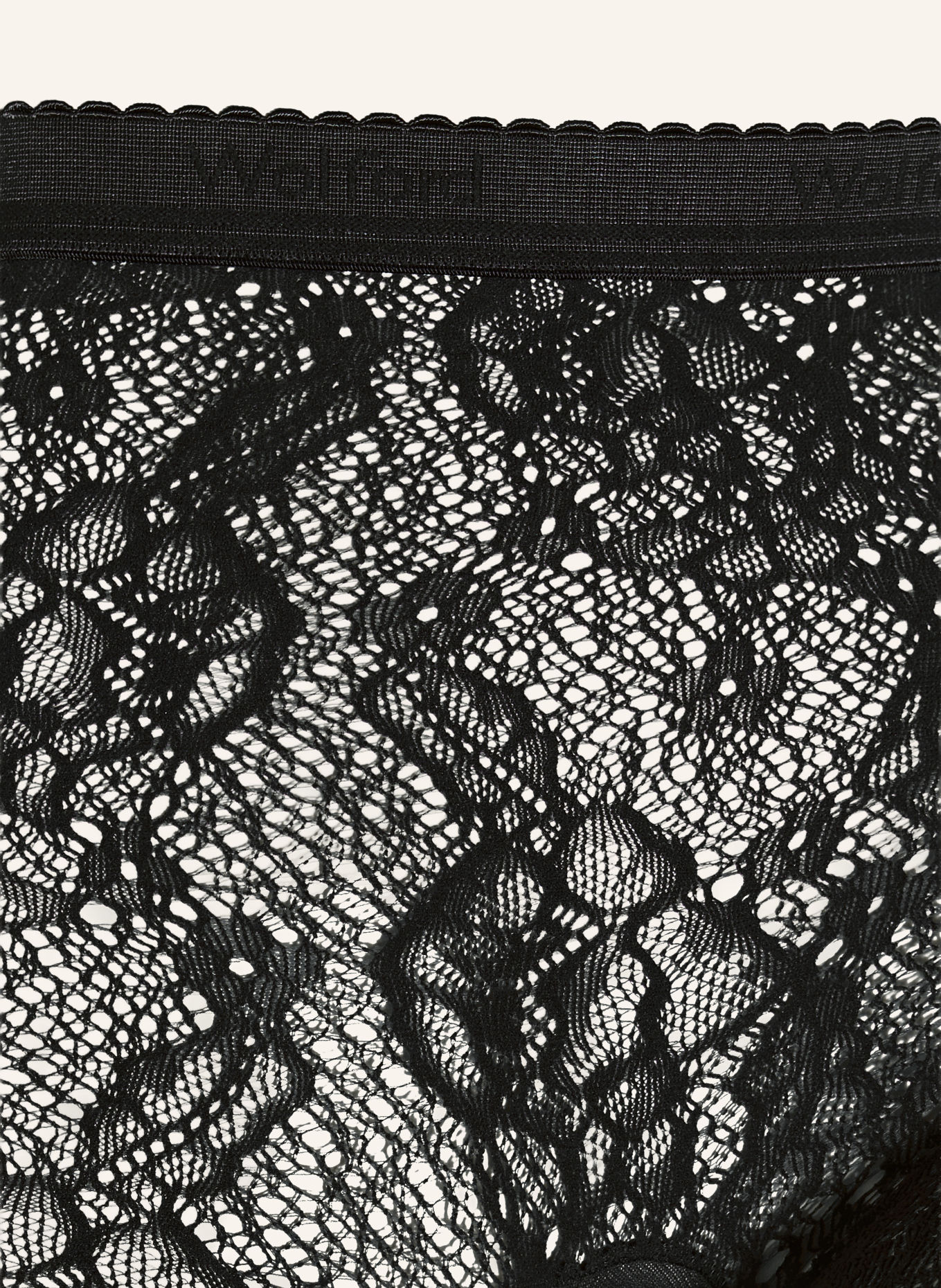 Wolford Cienkie rajstopy INIFITE ROSE NET: 7005 BLACK