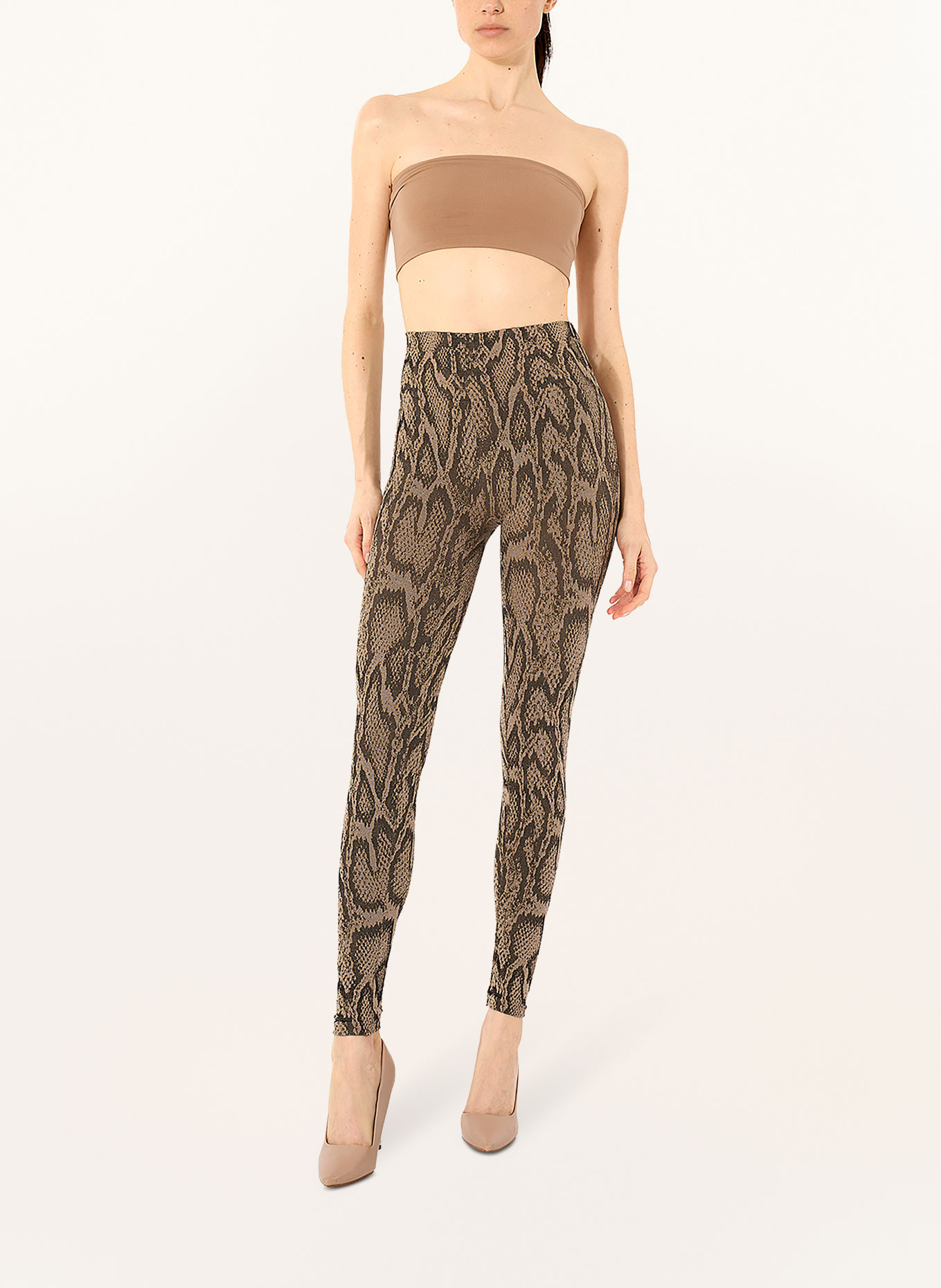 Wolford Leggings SHIMMERING PYTHON: 8362 desert python