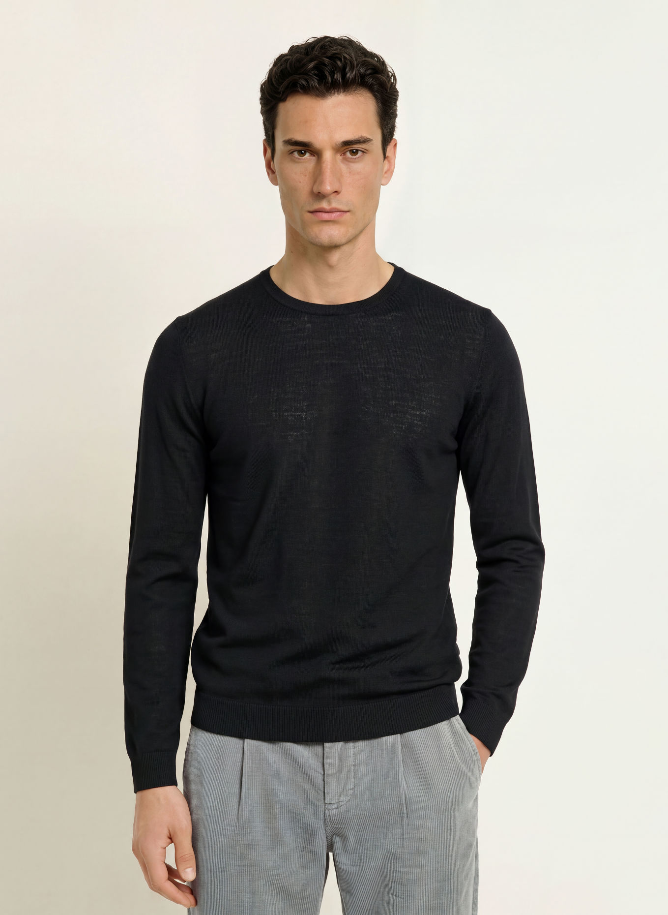 MAERZ MUENCHEN Pullover: SORT