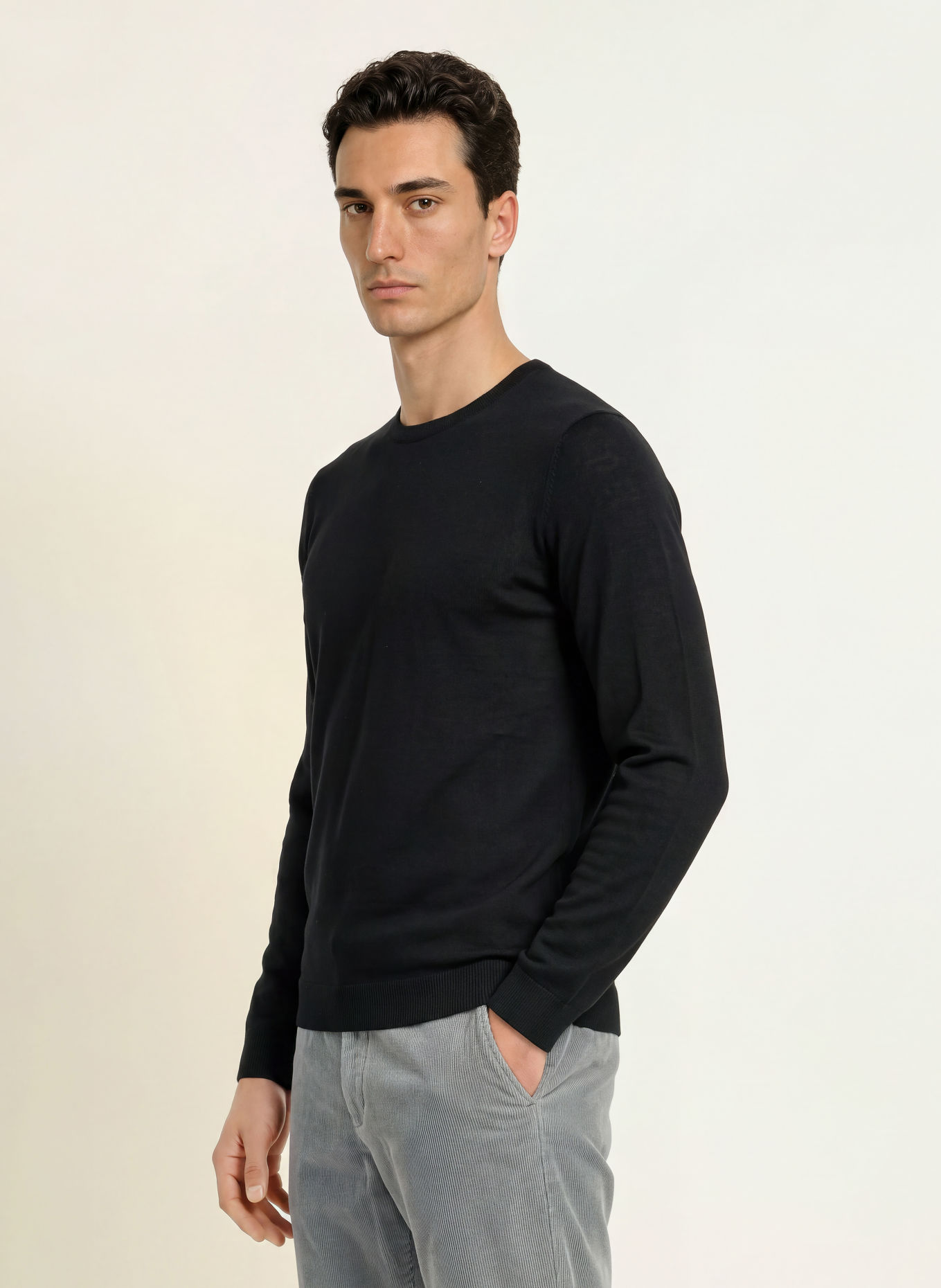 MAERZ MUENCHEN Pullover: SORT