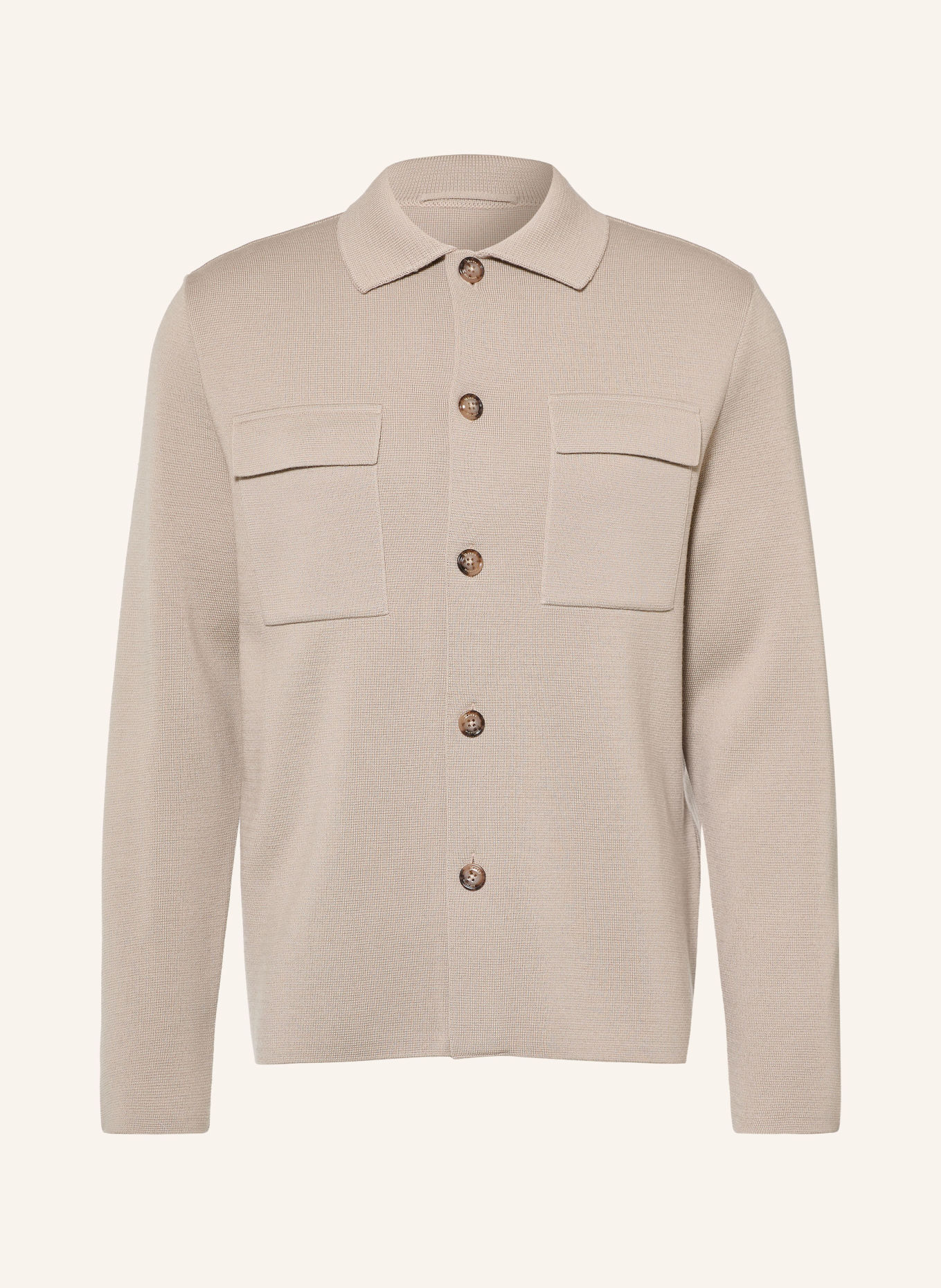 MAERZ MUENCHEN Cardigan: BEIGE