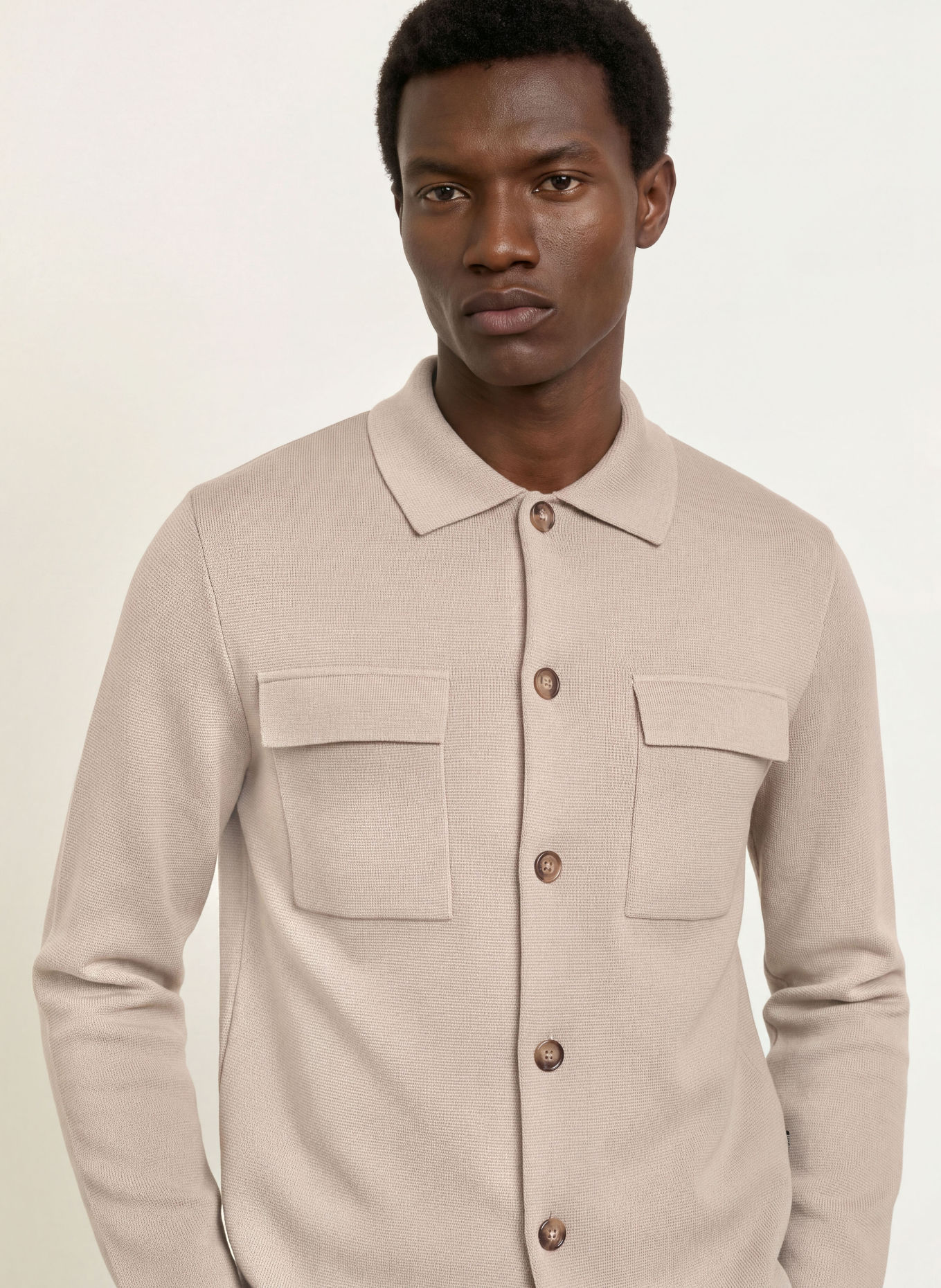 MAERZ MUENCHEN Cardigan: BEIGE
