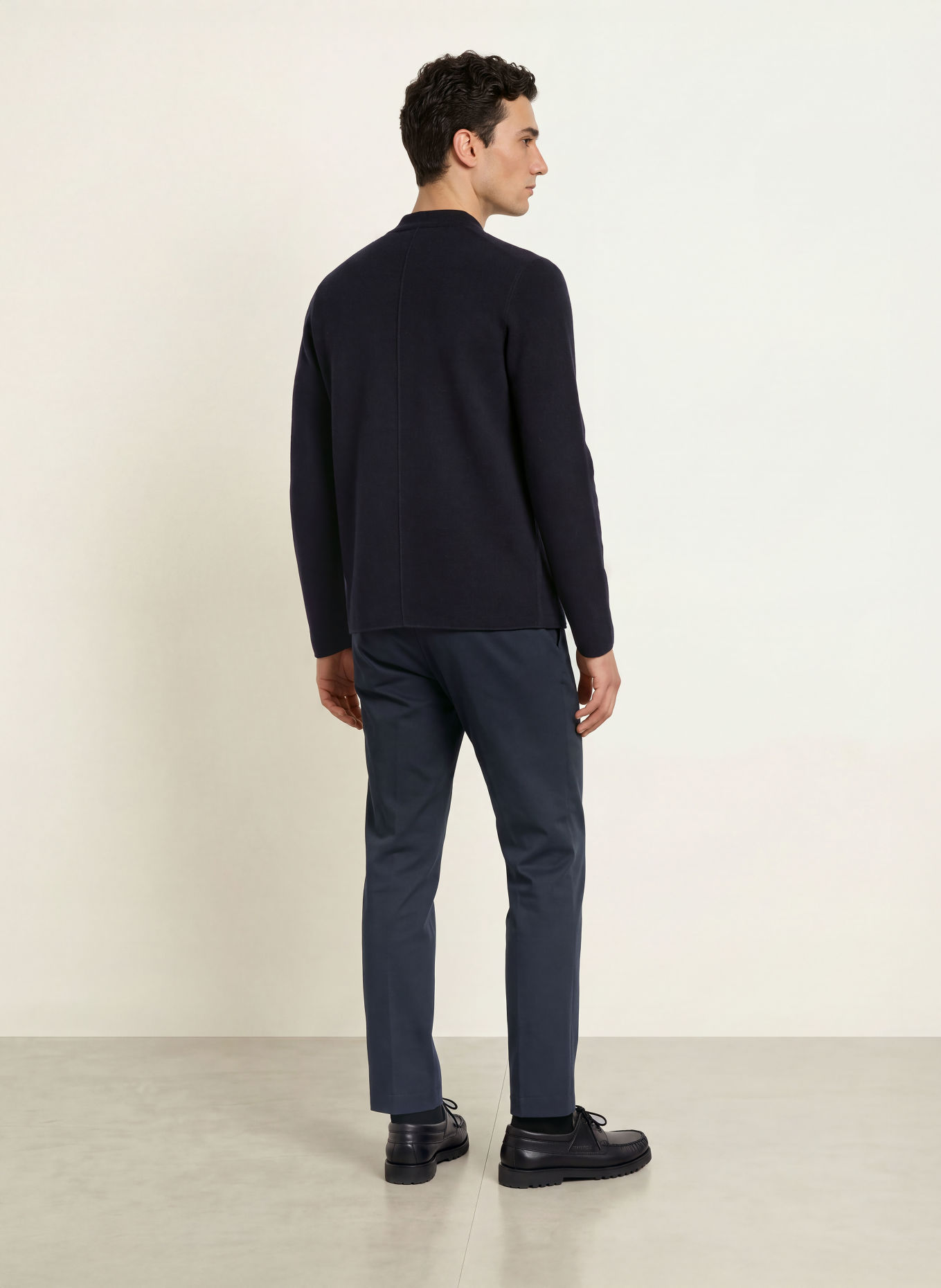 MAERZ MUENCHEN Strickjacke: DUNKELBLAU