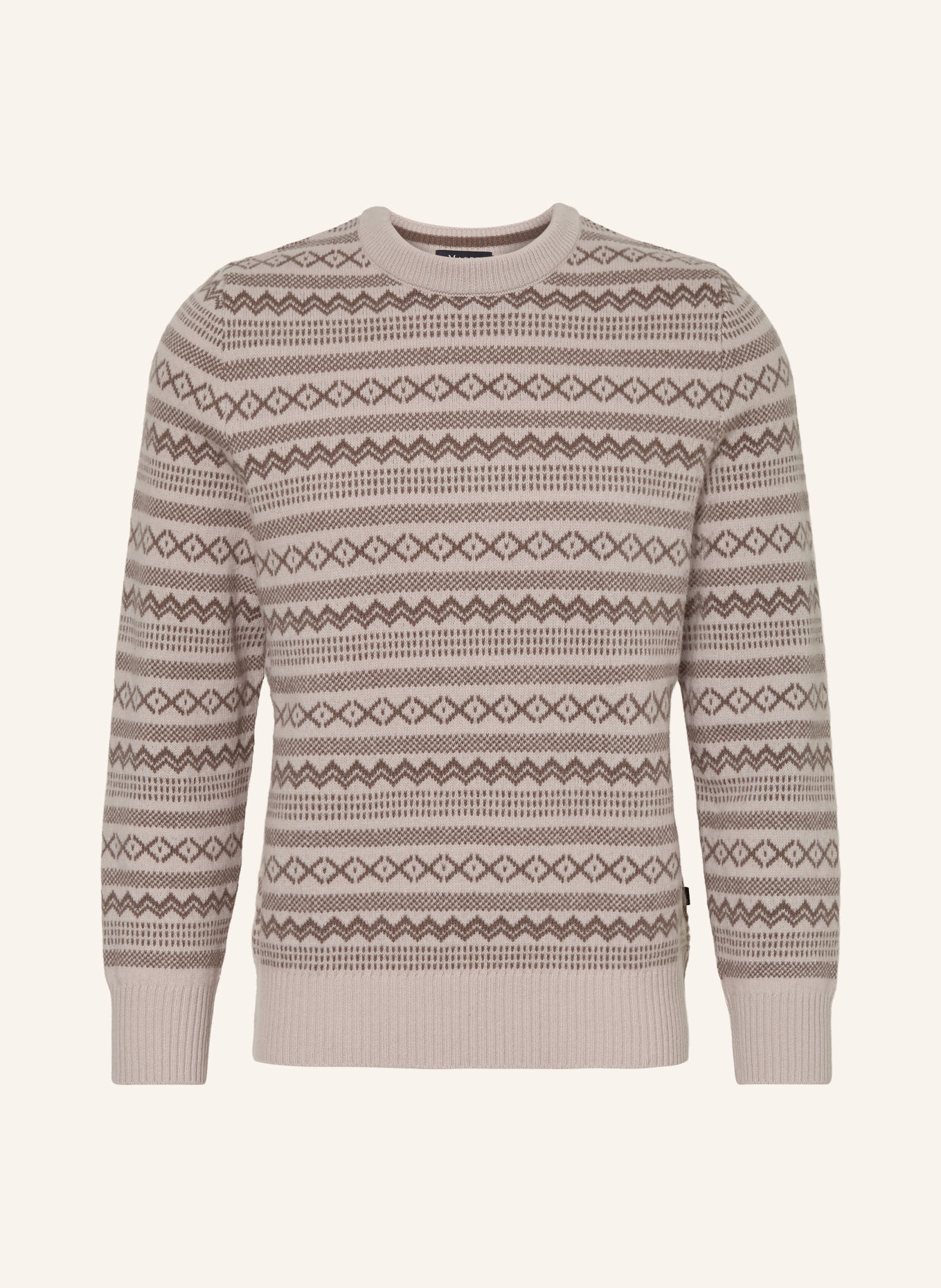 MAERZ MUENCHEN Merino wool sweaters: TAUPE / BEIGE
