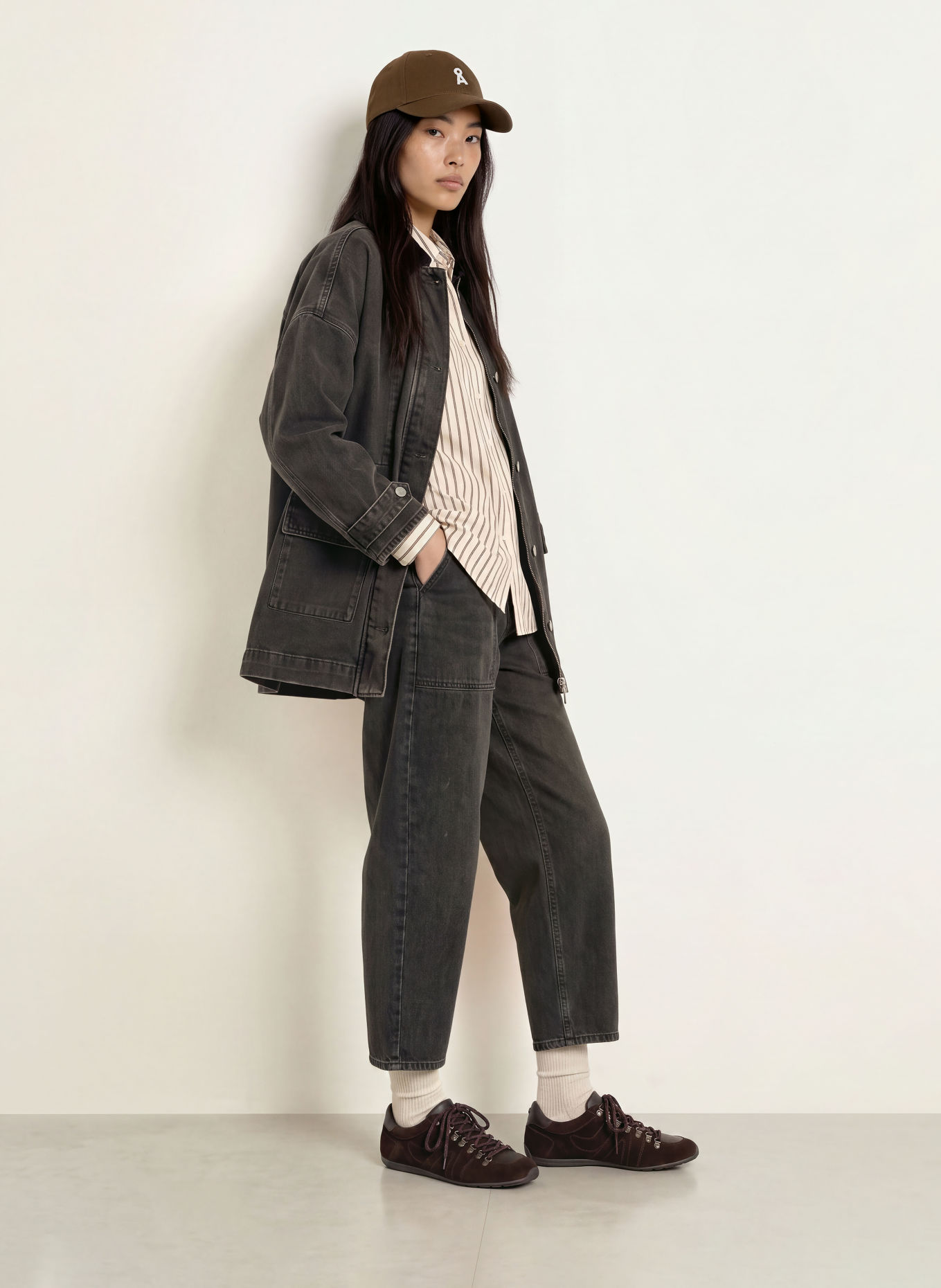 ARMEDANGELS Oversized spijkerjas: 3702 nutmeg