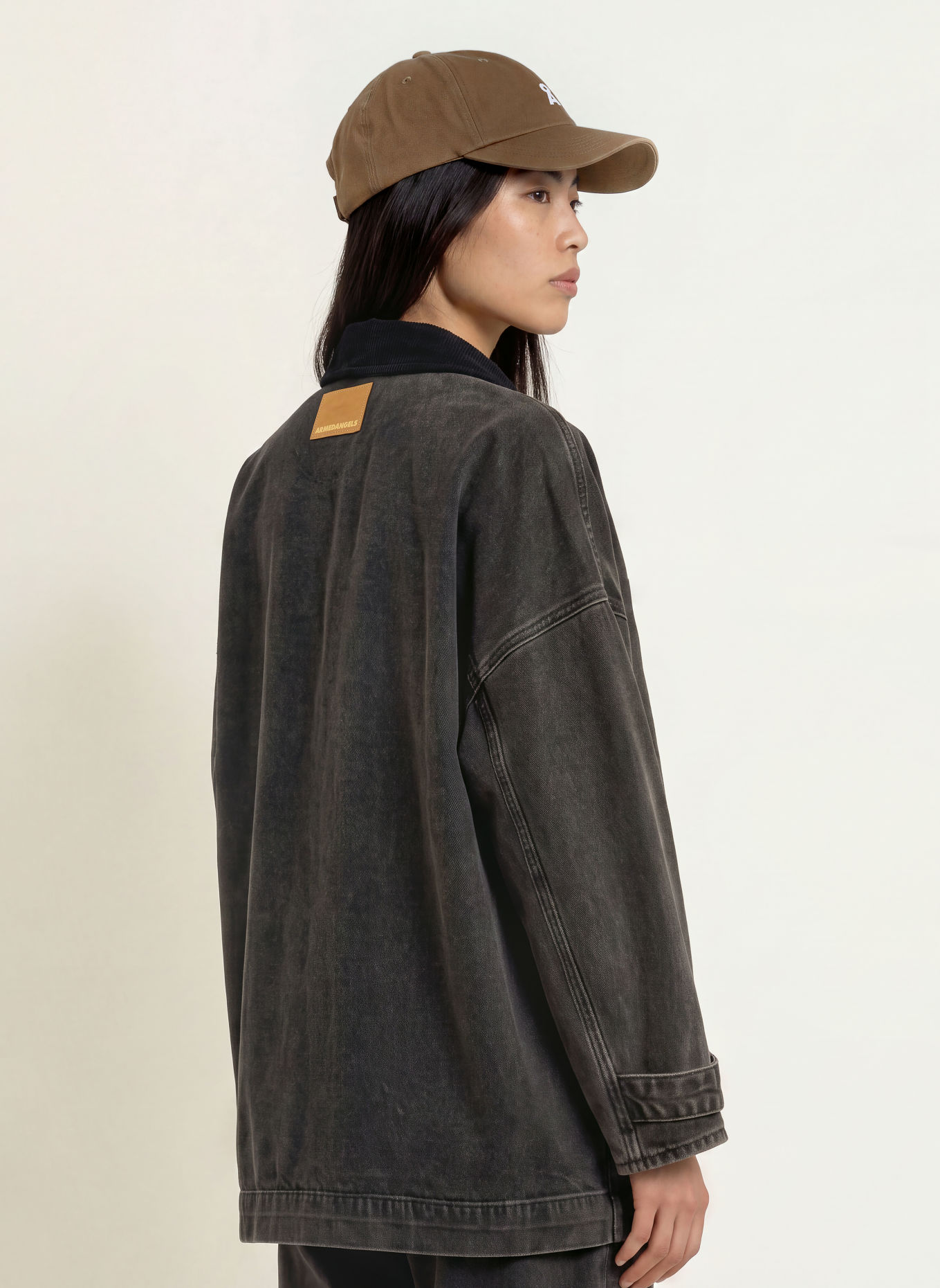 ARMEDANGELS Oversized spijkerjas: 3702 nutmeg