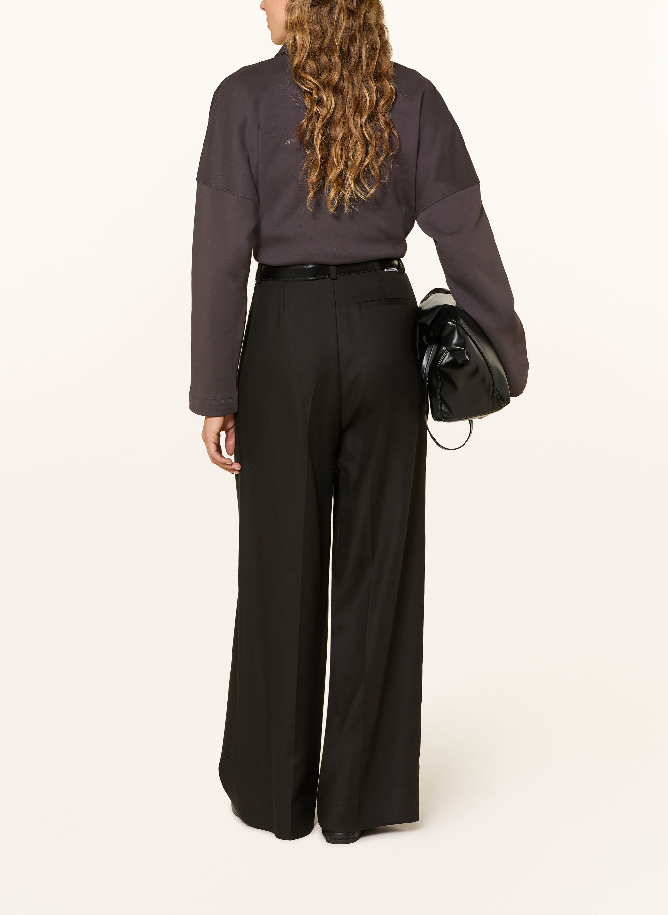 ARMEDANGELS Sweat-Poloshirt: DUNKELGRAU