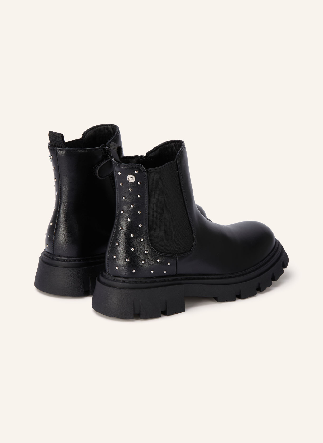 GIOSEPPO Chelsea-Boots mit Nieten: SCHWARZ