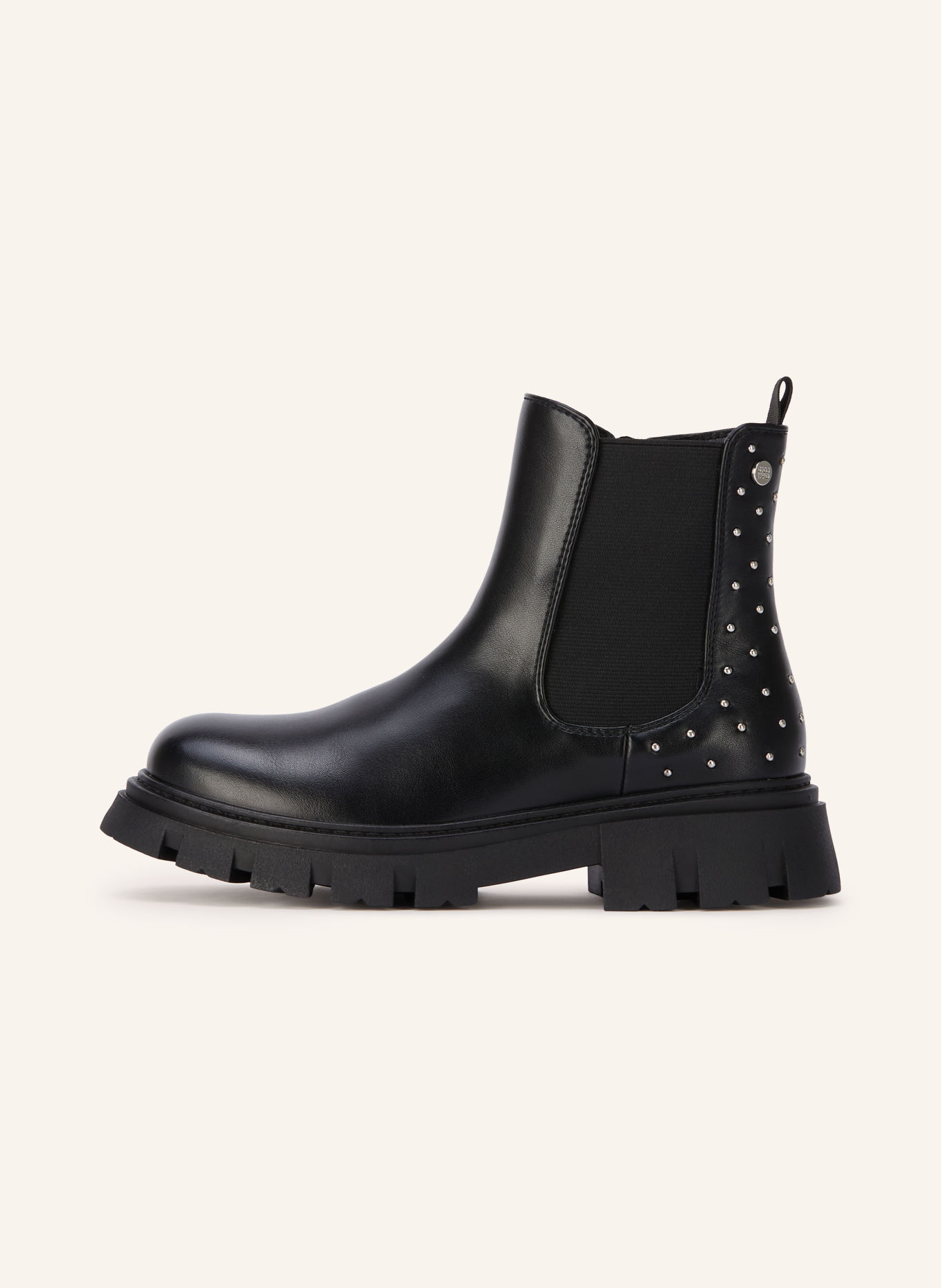 GIOSEPPO Chelsea-Boots mit Nieten: SCHWARZ