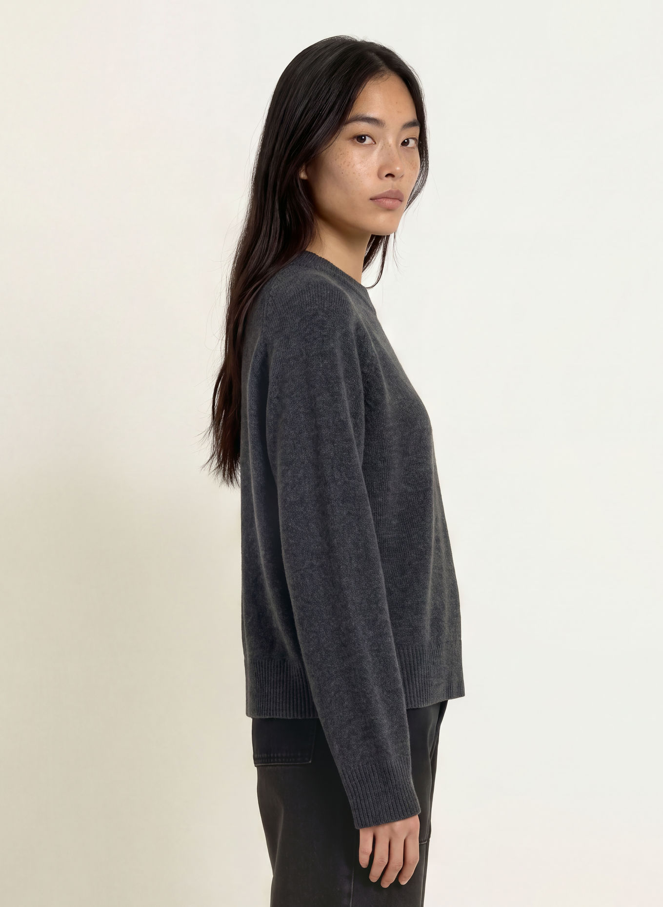 ARMEDANGELS Pullover: DUNKELGRAU