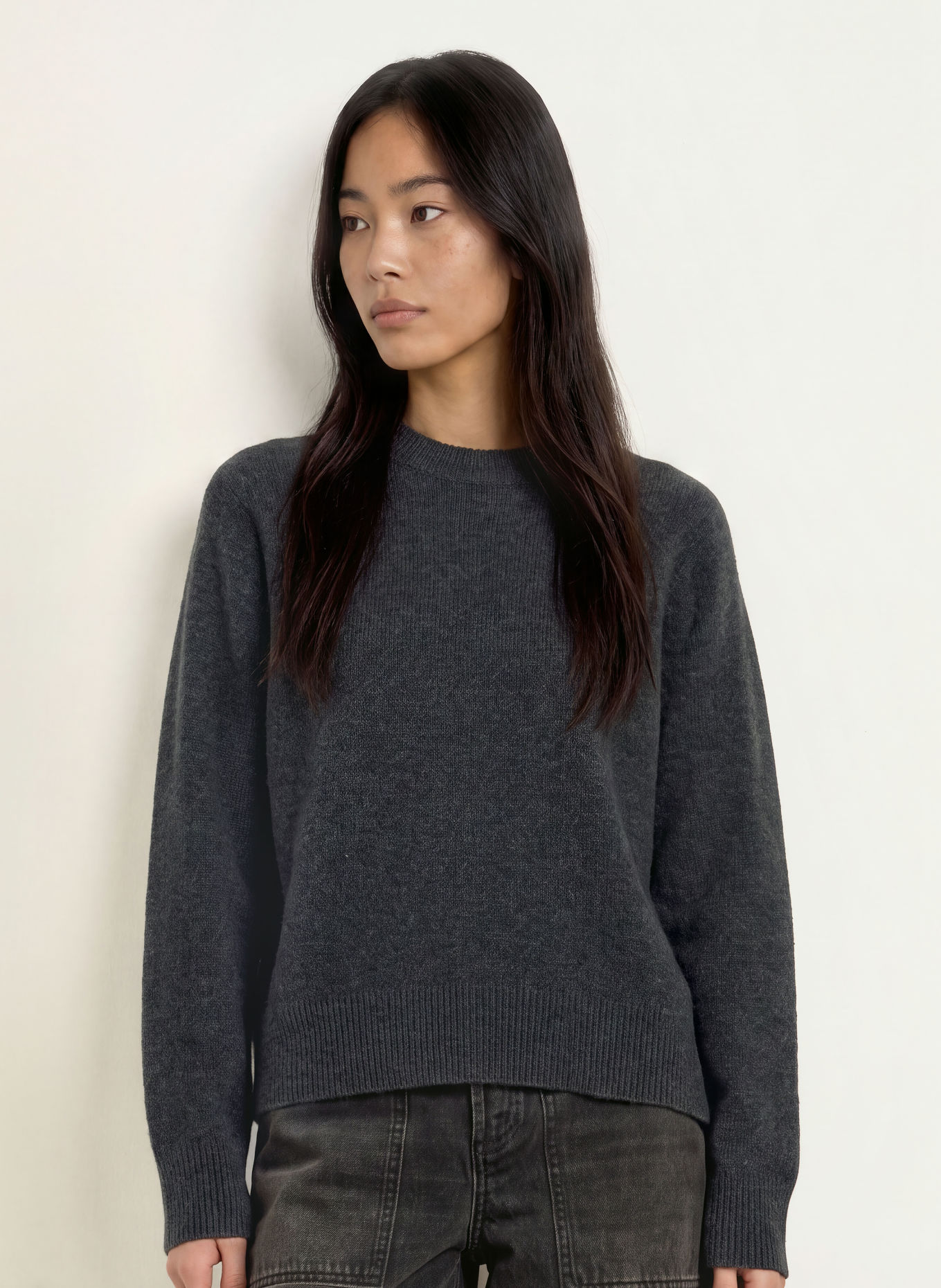 ARMEDANGELS Pullover: DUNKELGRAU