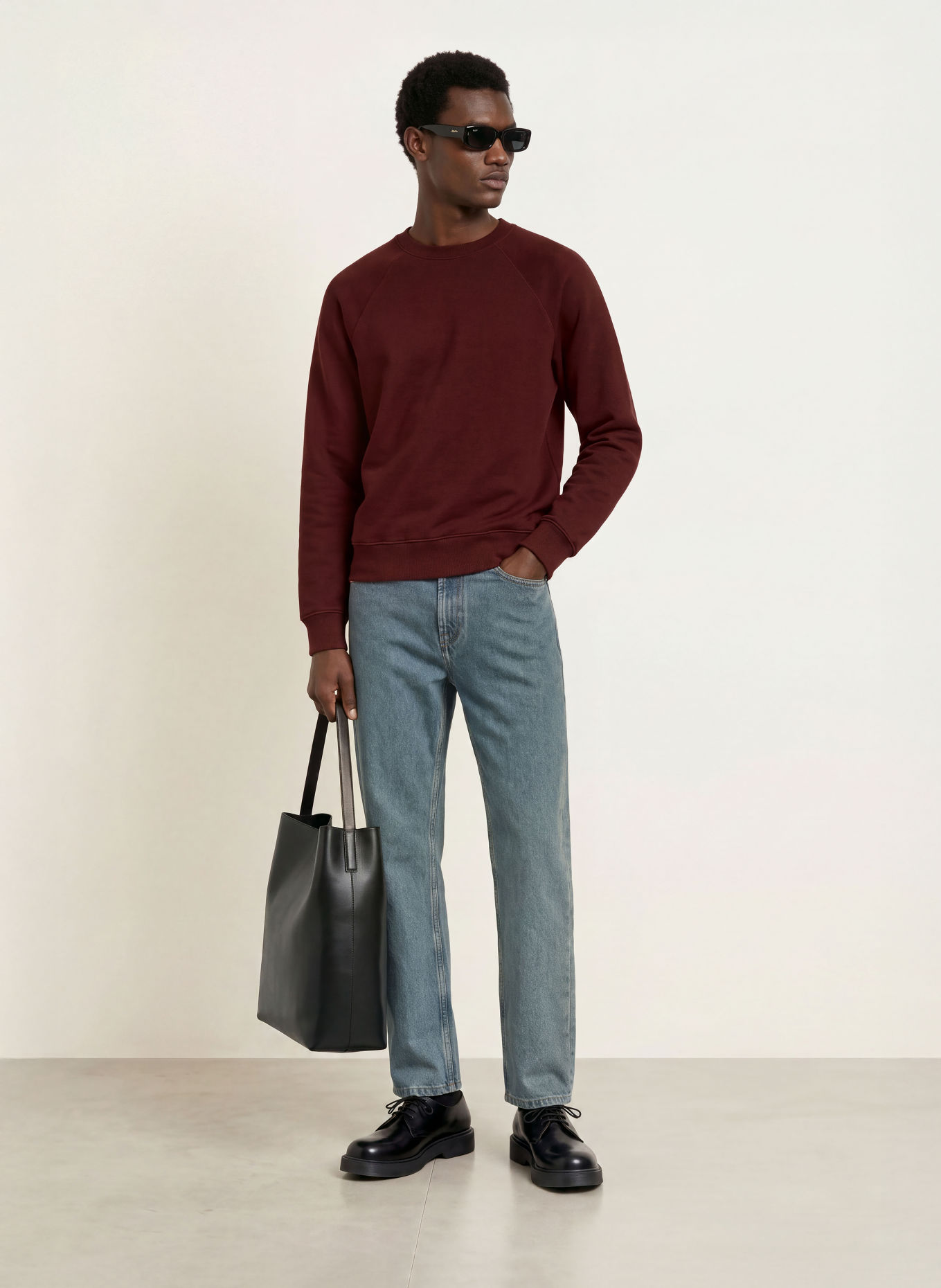 A.P.C. TIM Sweatshirt: DARK RED