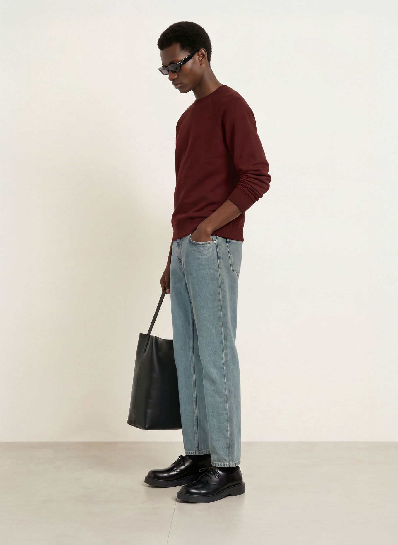 A.P.C. TIM Sweatshirt: DARK RED
