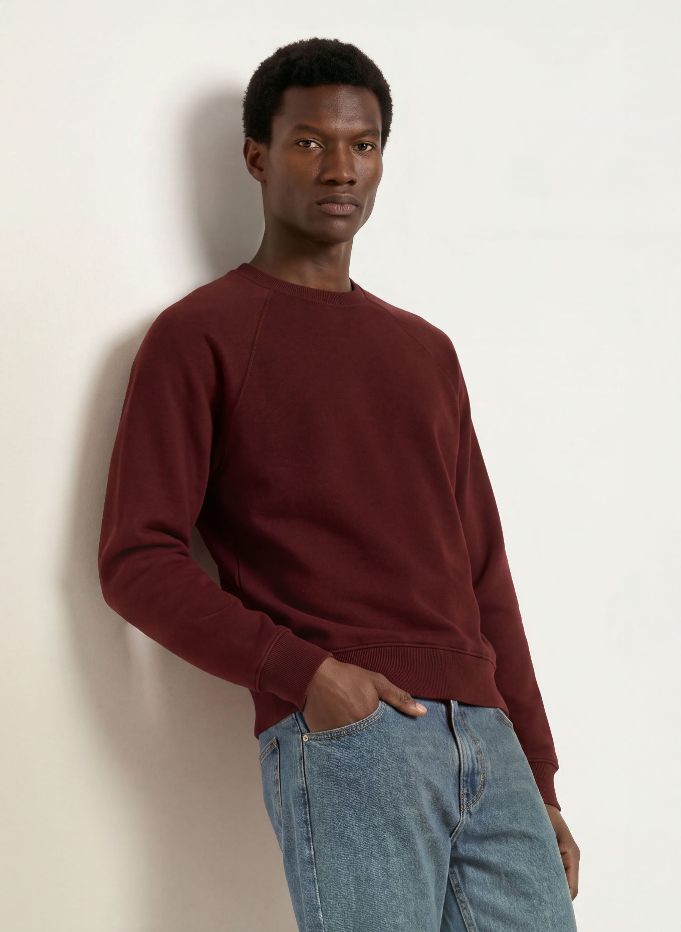A.P.C. TIM Sweatshirt: DARK RED