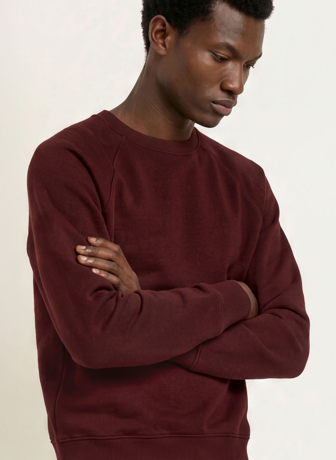 A.P.C. TIM Sweatshirt: DARK RED