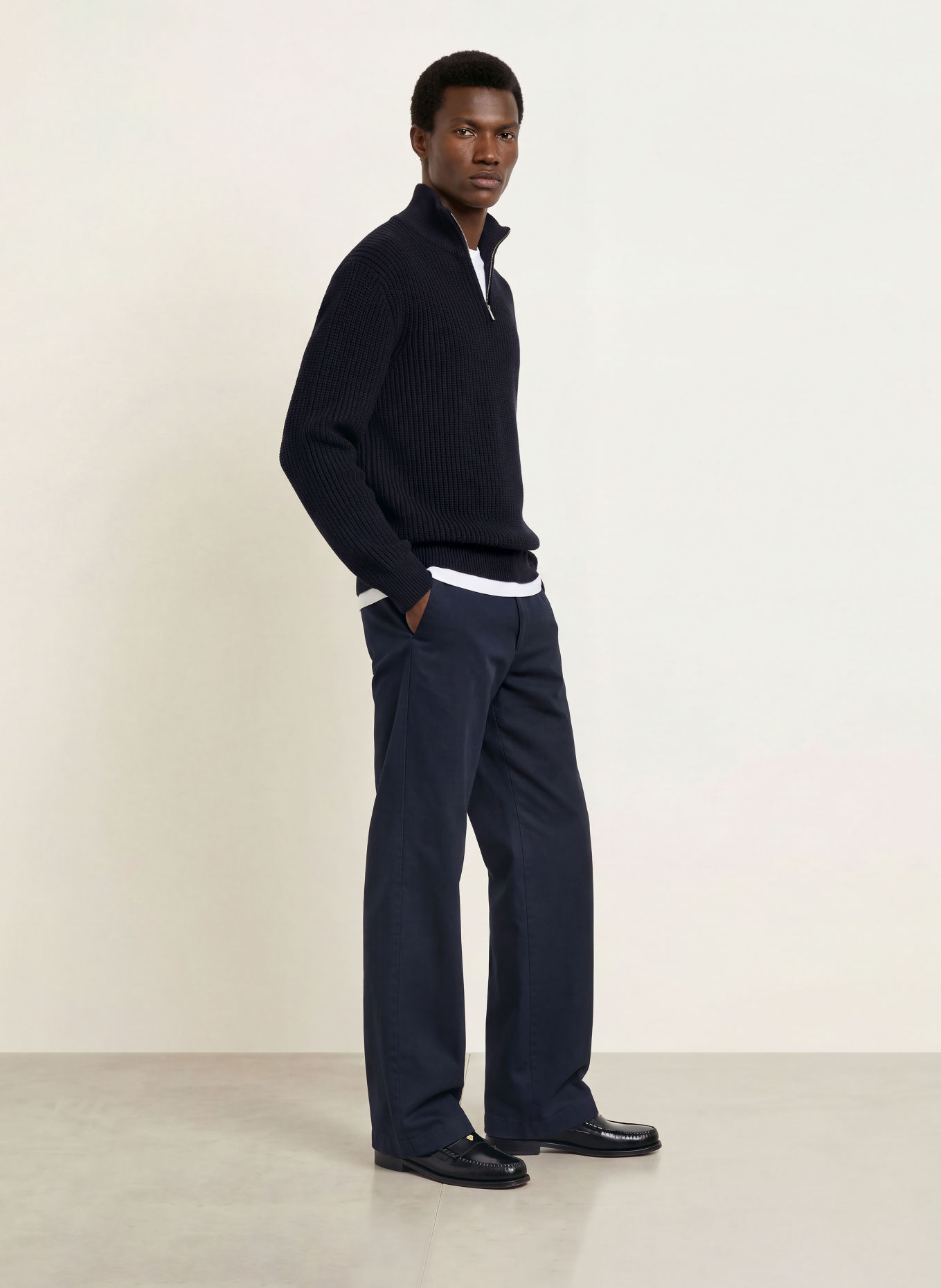 A.P.C. Schipperstruien DANIEL: DONKERBLAUW