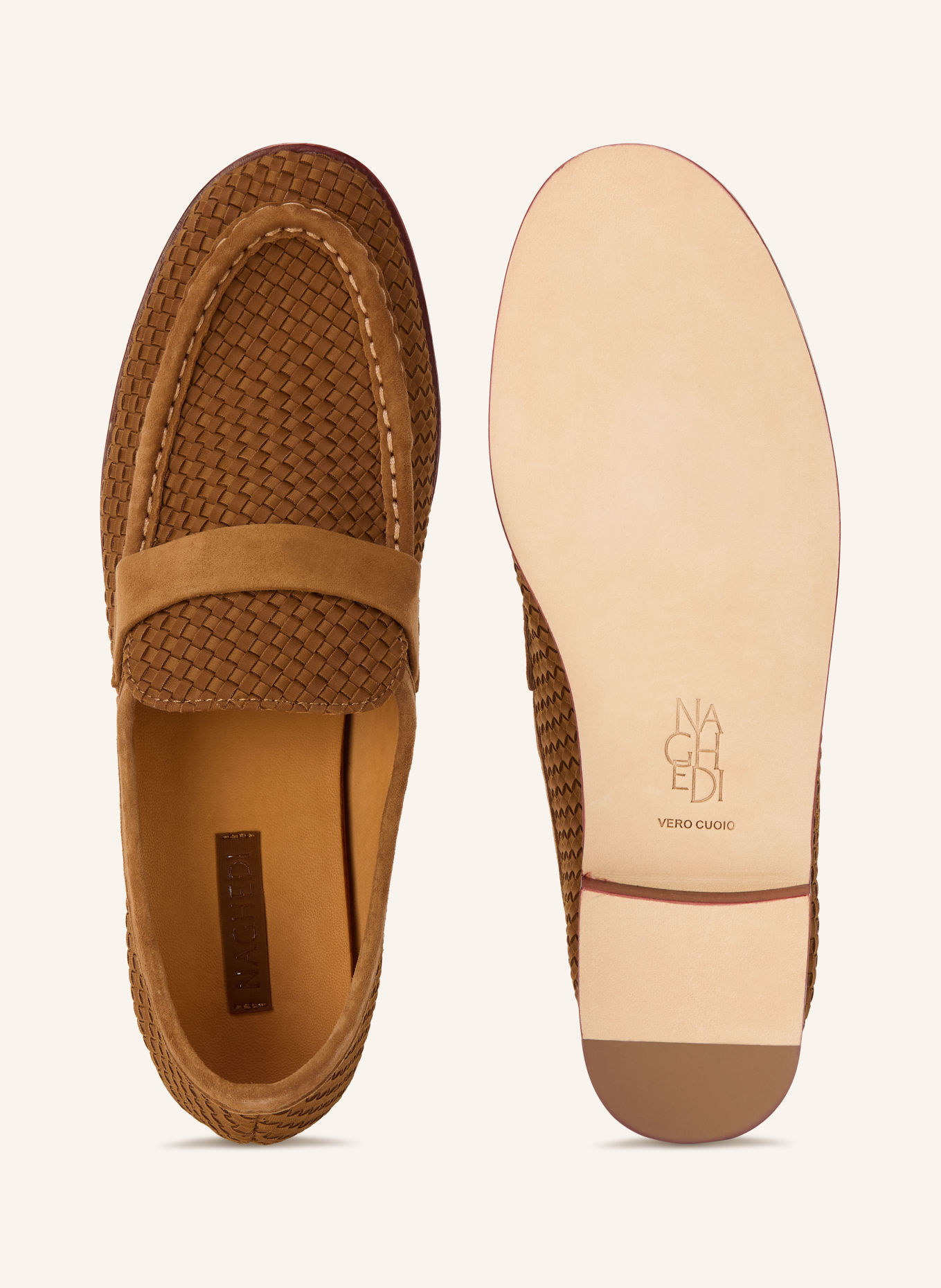 Naghedi SONOMA Loafers: COGNAC