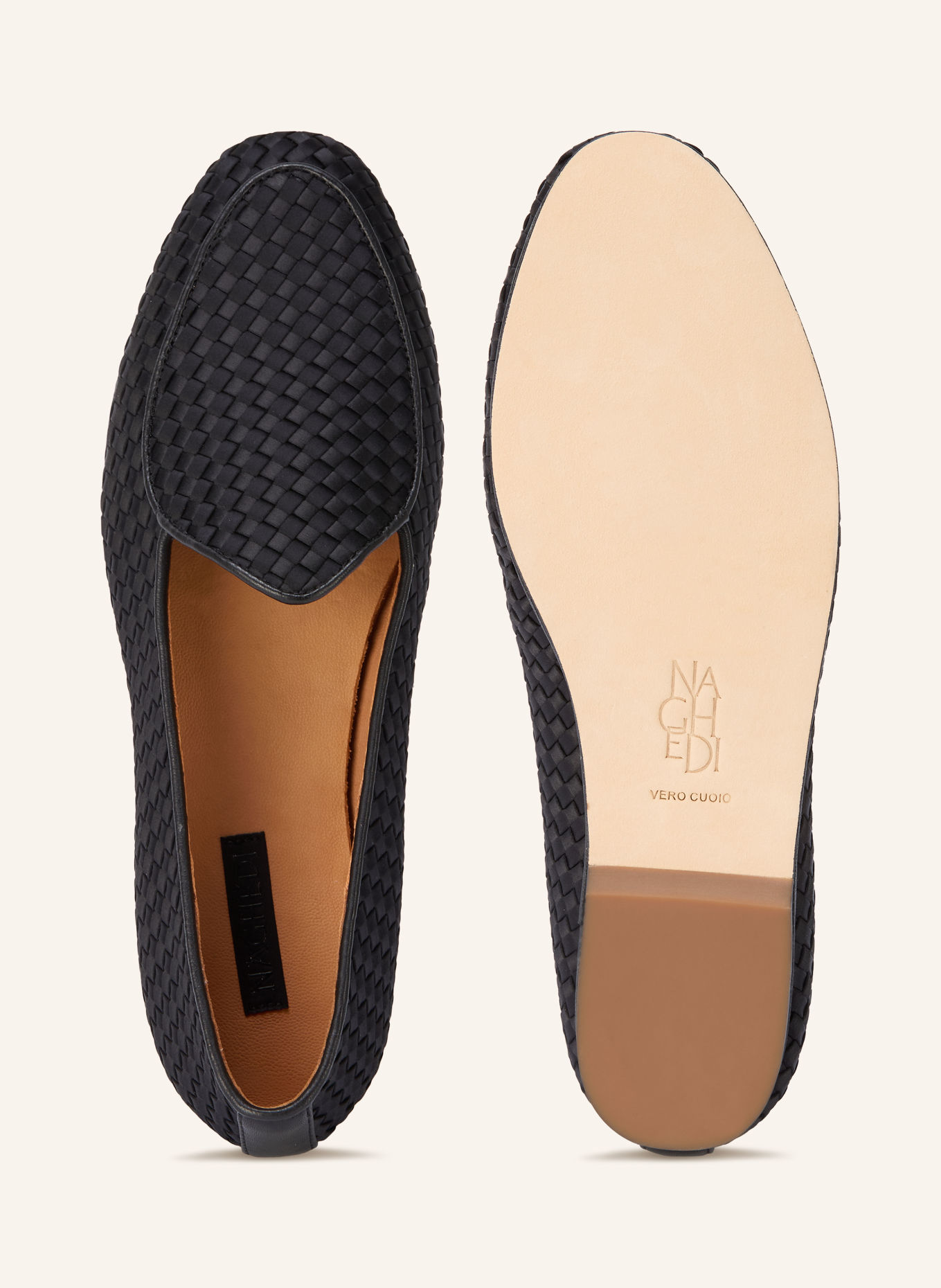 Naghedi LUCCA Loafers: BLACK
