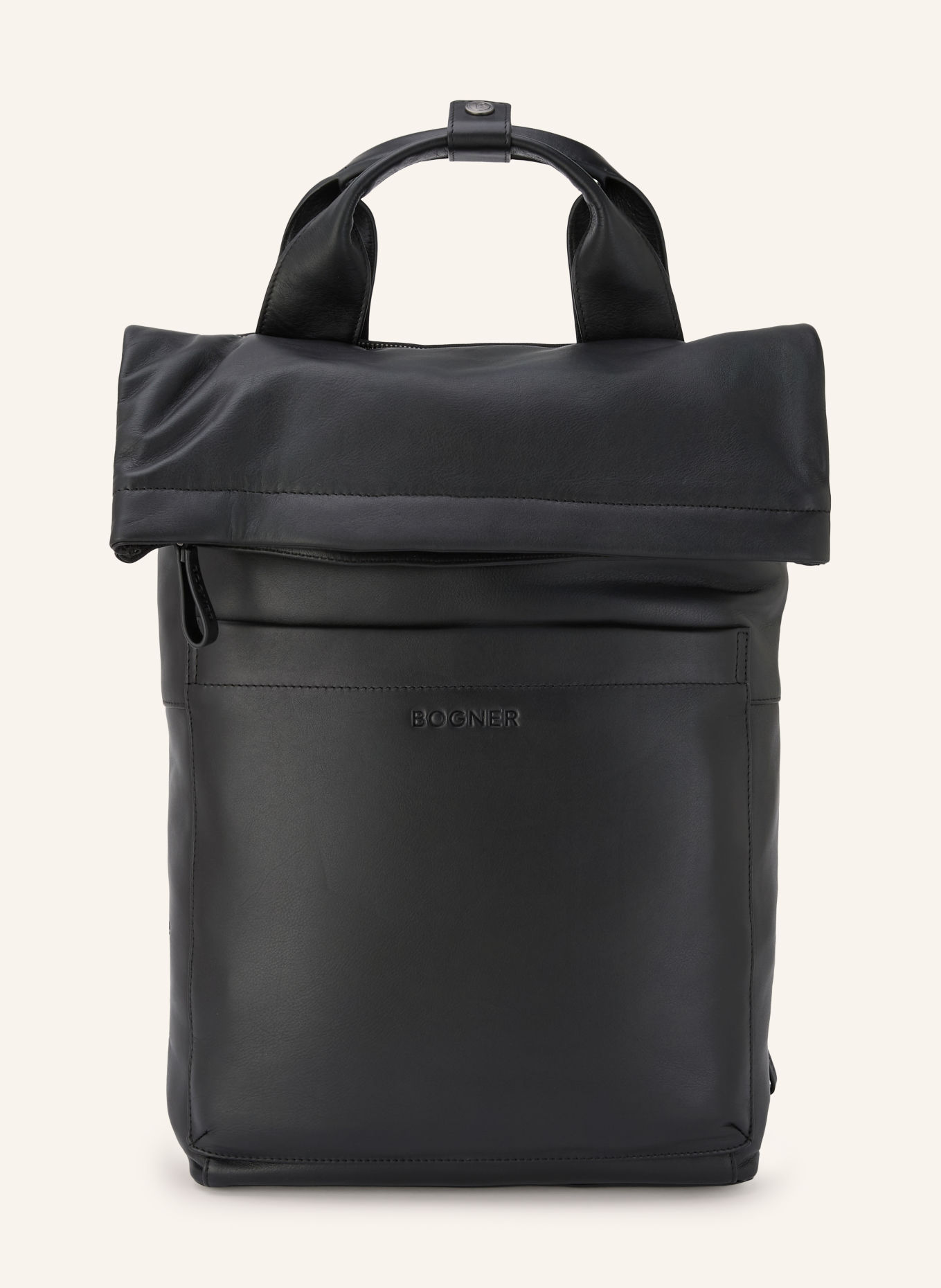 BOGNER CALGARY LEON Backpack with laptop compartment: BLACK