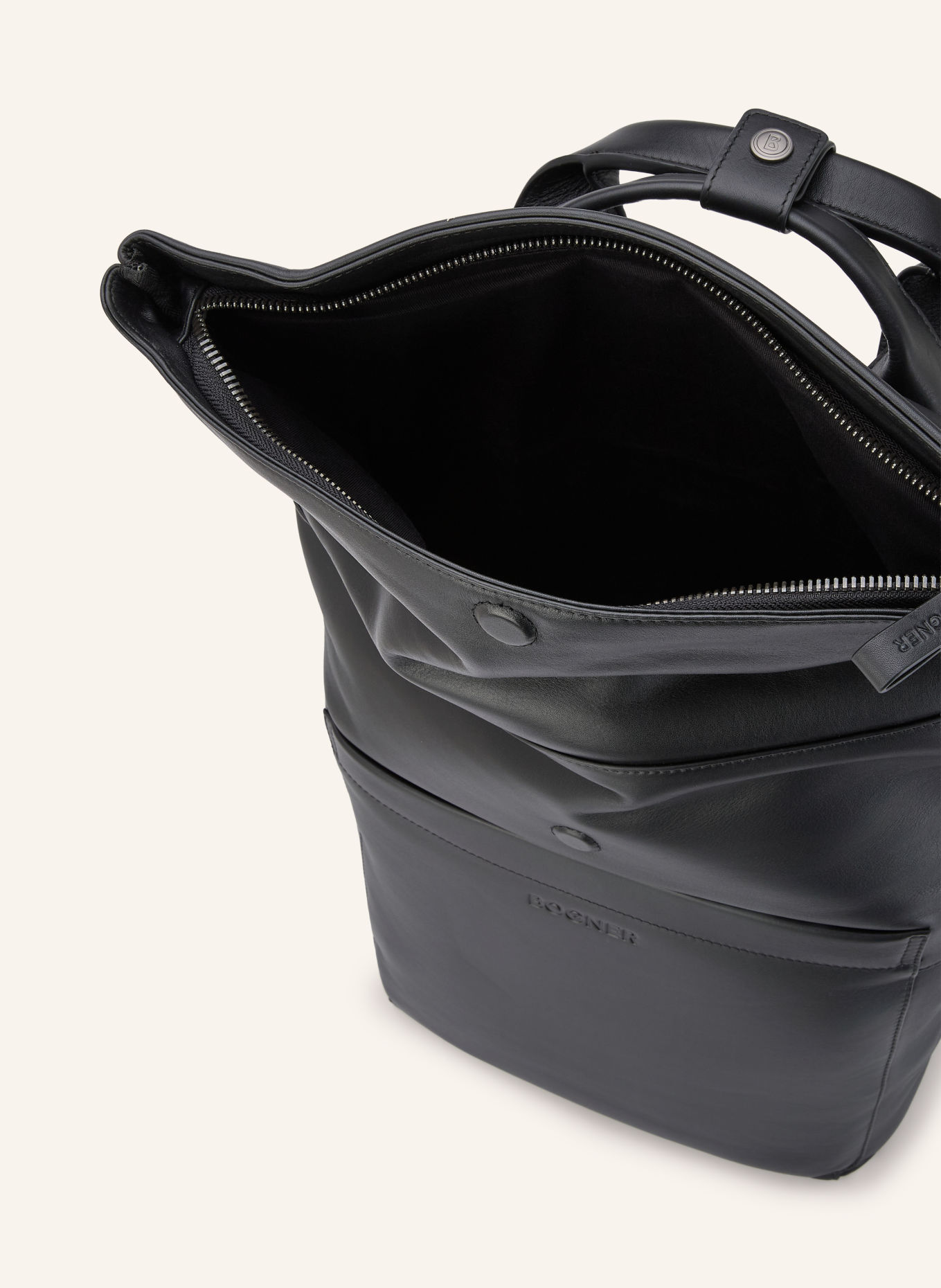 BOGNER CALGARY LEON Backpack with laptop compartment: BLACK