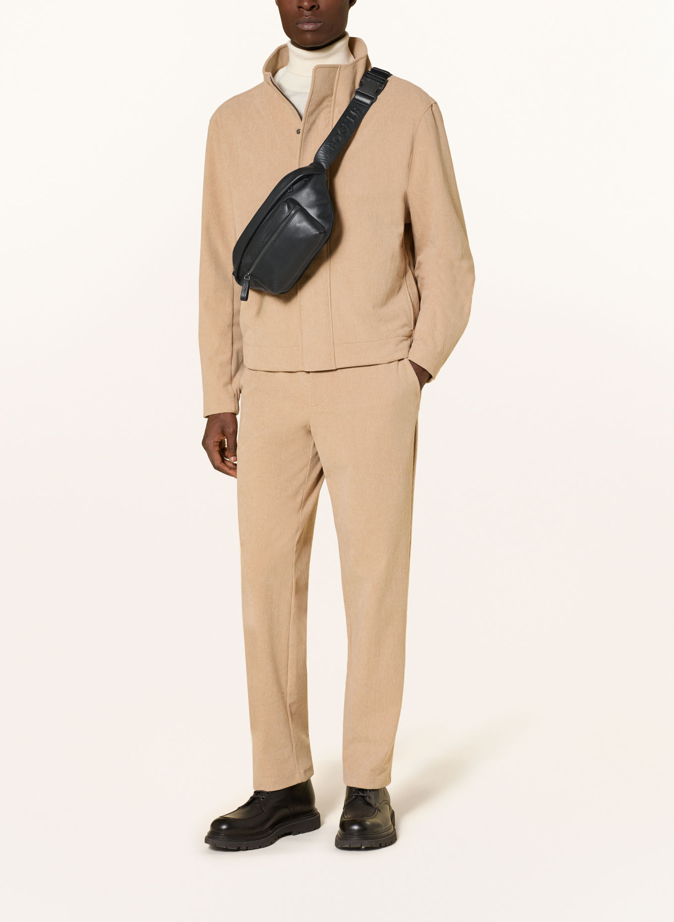 BOGNER CALGARY CEDRIC Belt bag: BLACK / PLATINUM