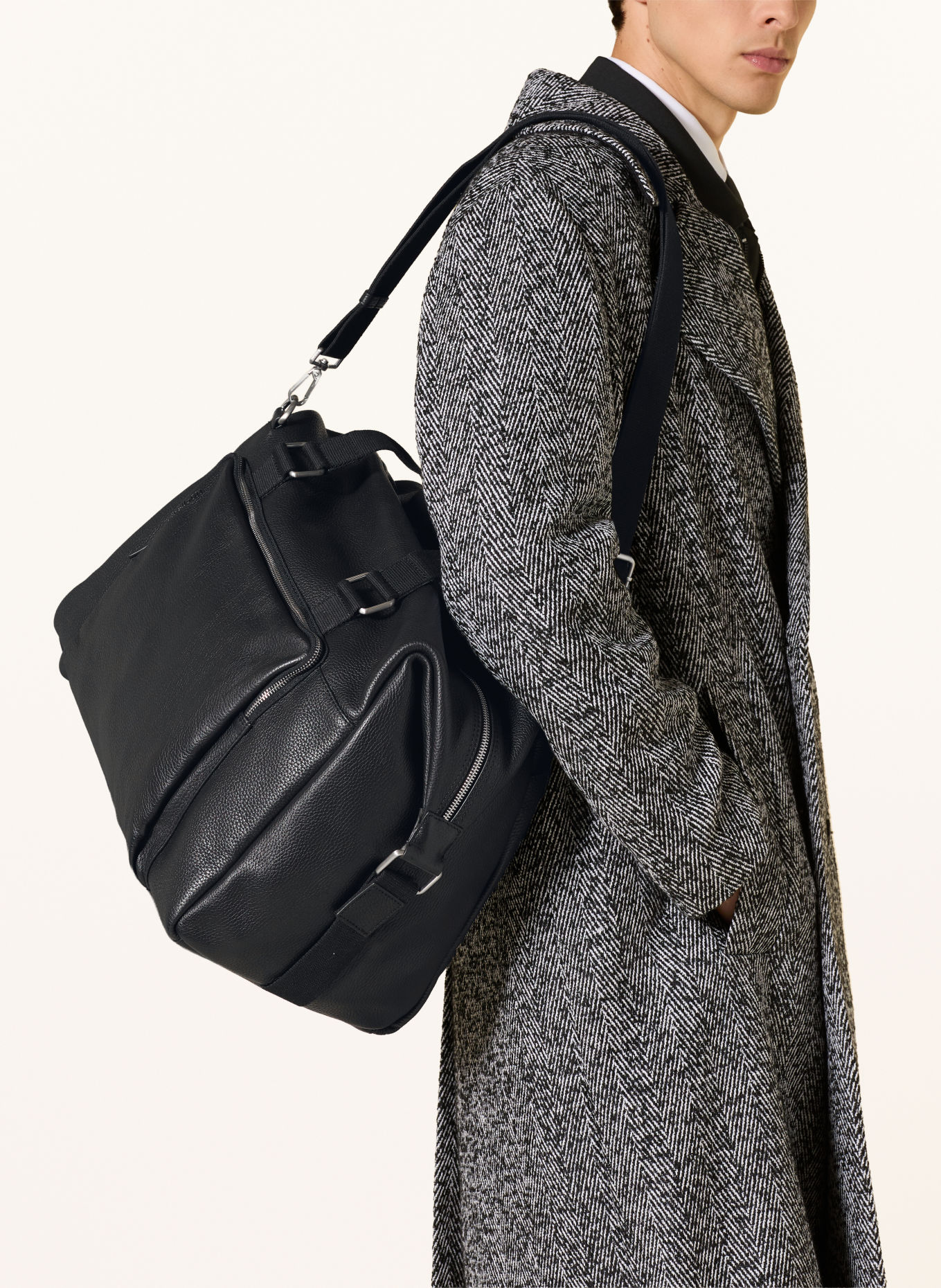 STRELLSON KENNINGTON LANDON Weekender: BLACK / SILVER