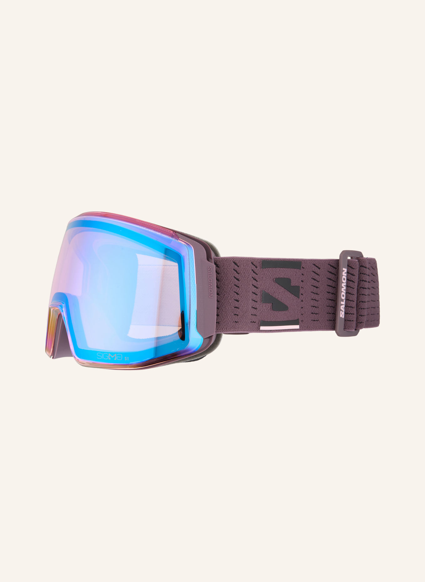 SALOMON Skibril SKARN PRIME SIGMA: PAARS / ROSÉGOUD / LICHTBLAUW