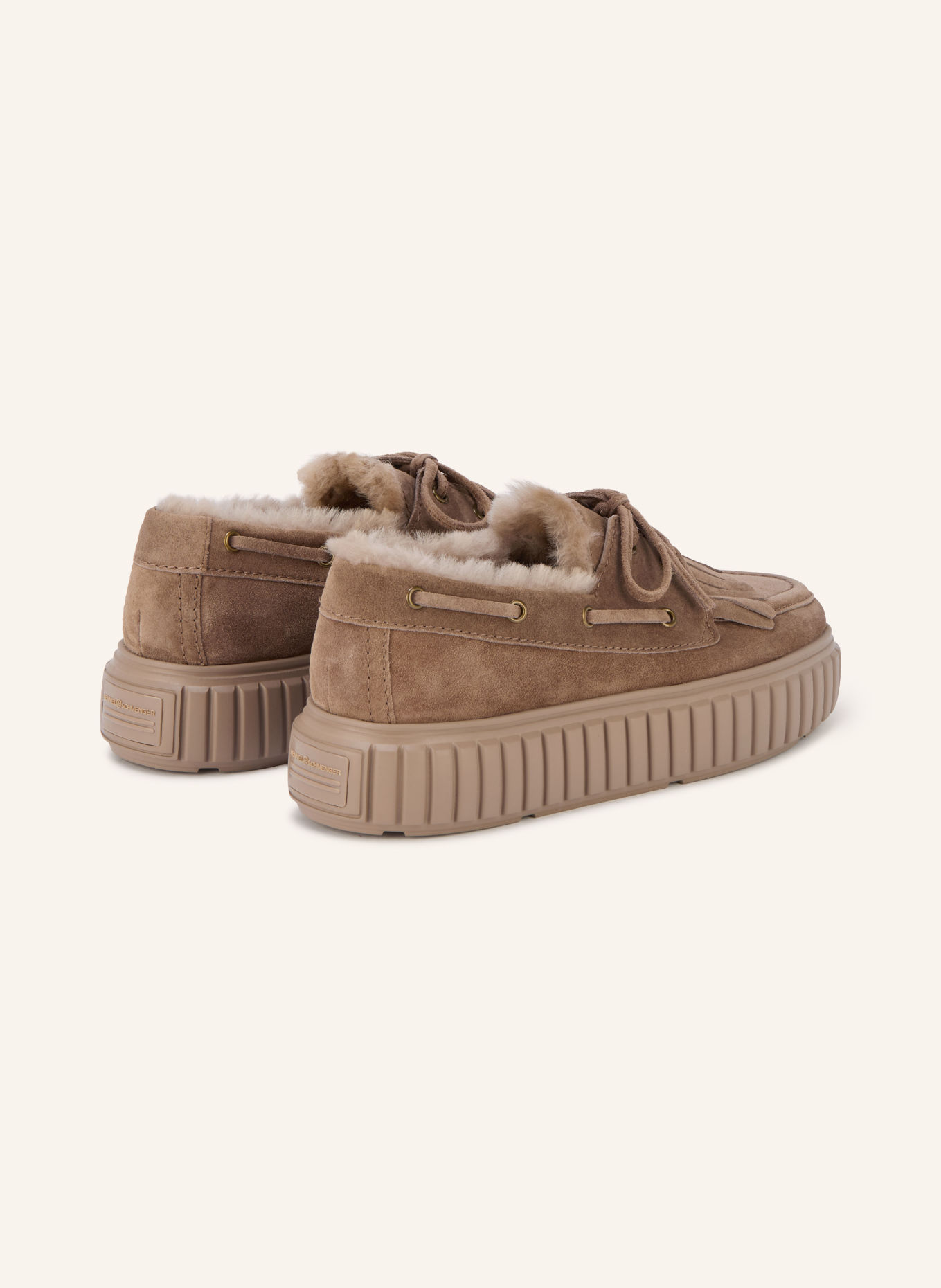 KENNEL & SCHMENGER ZAP Boat Shoes: TAUPE