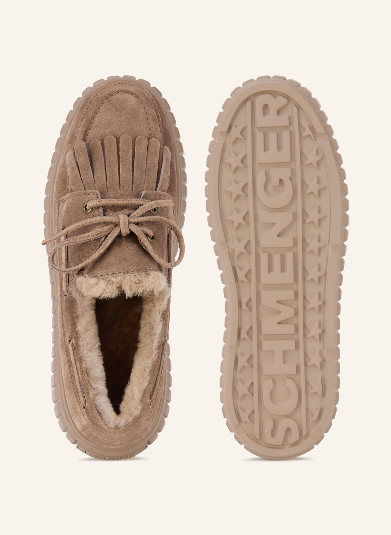 KENNEL & SCHMENGER ZAP Boat Shoes: TAUPE
