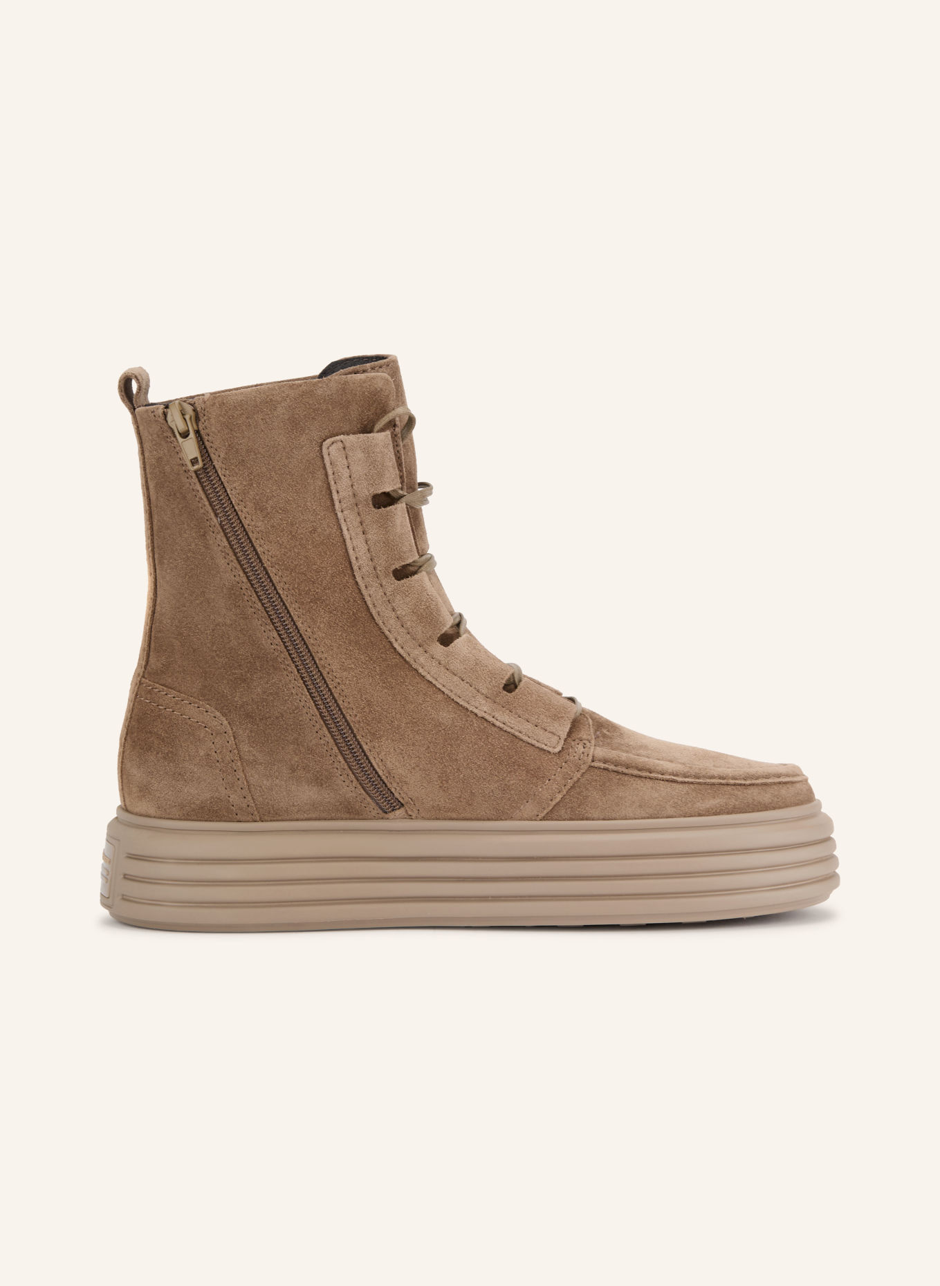 KENNEL & SCHMENGER Boots à lacets LILO: TAUPE