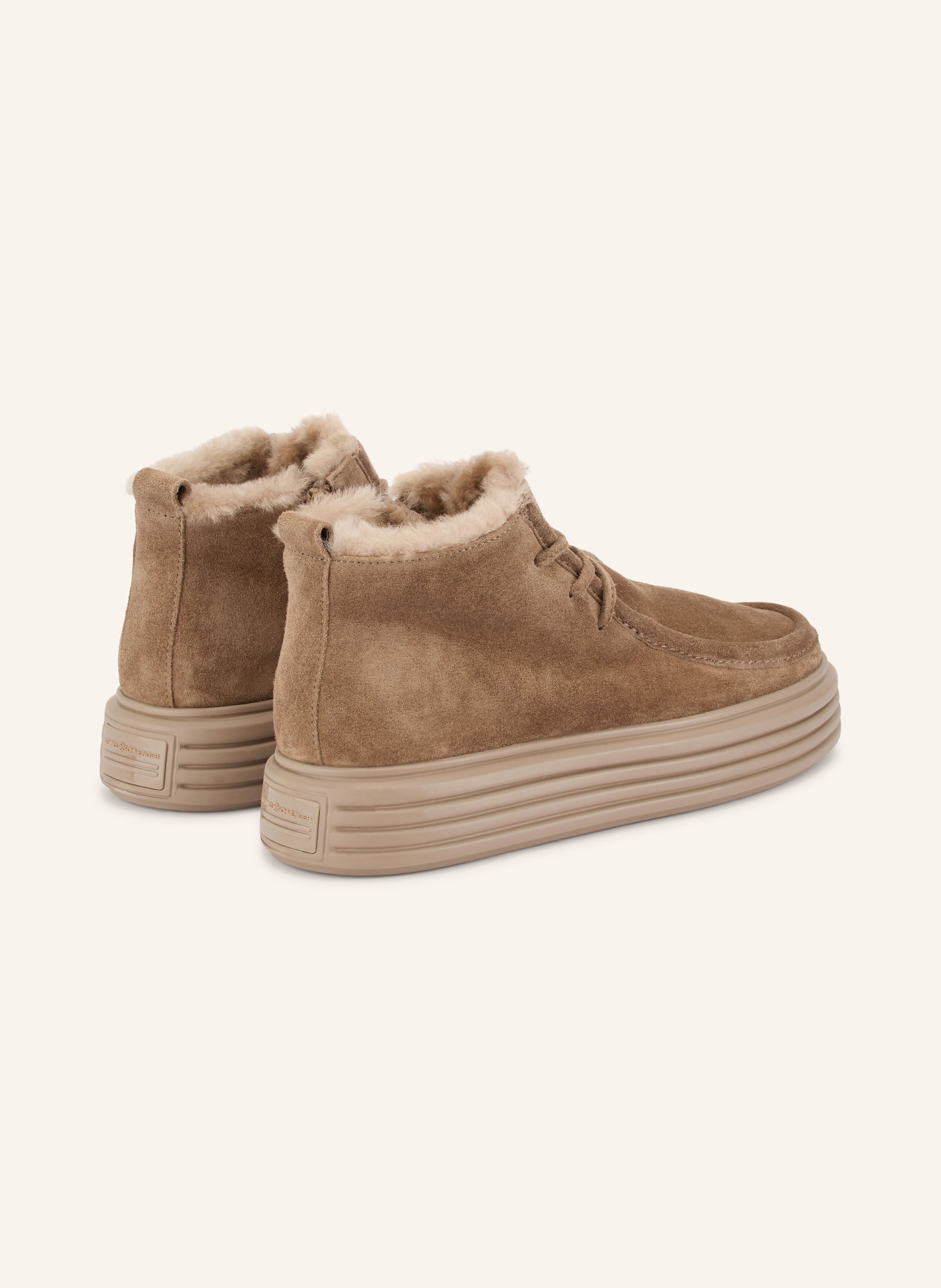 KENNEL & SCHMENGER LILO Platform Boots: TAUPE