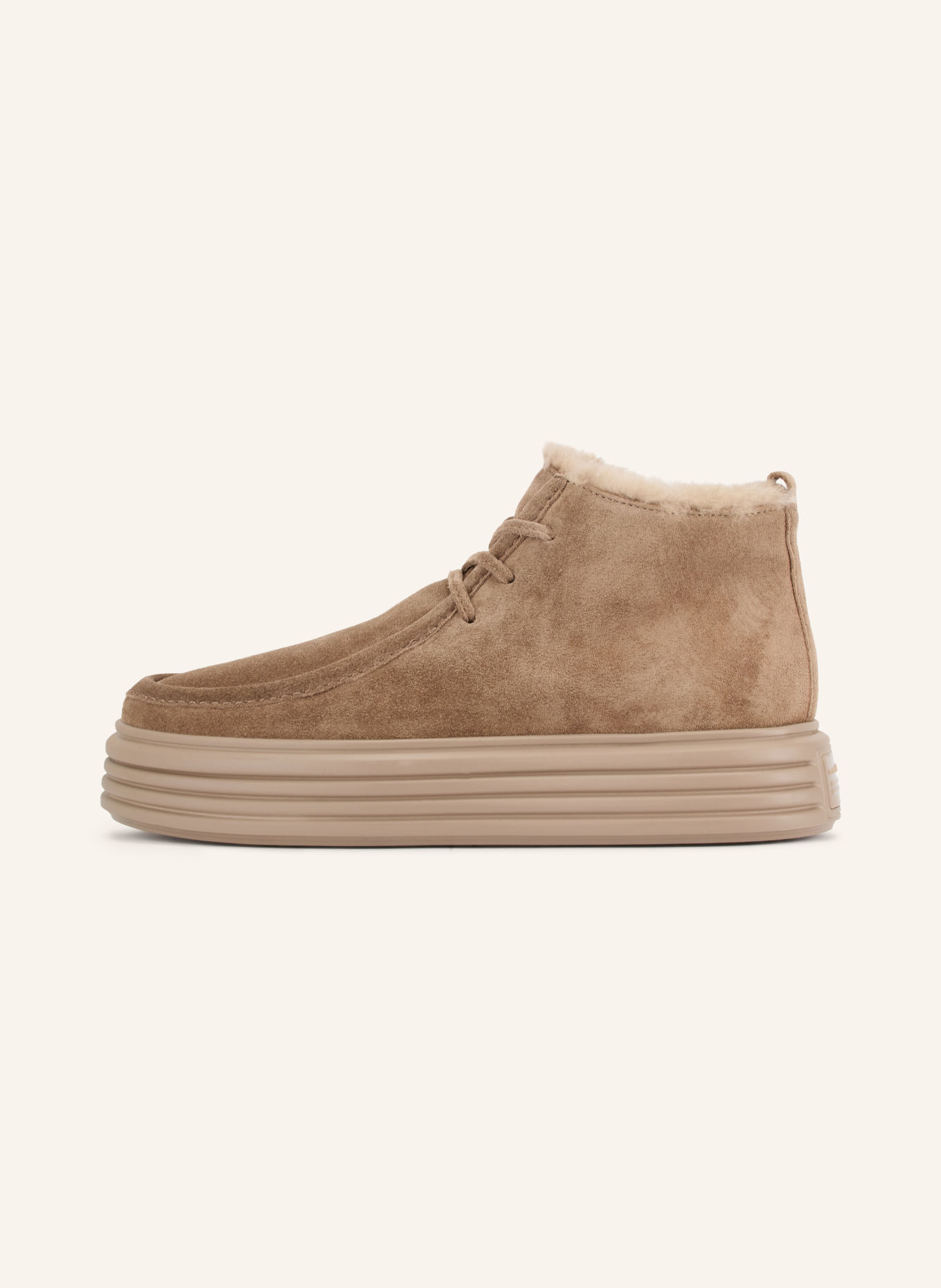 KENNEL & SCHMENGER LILO Platform Boots: TAUPE
