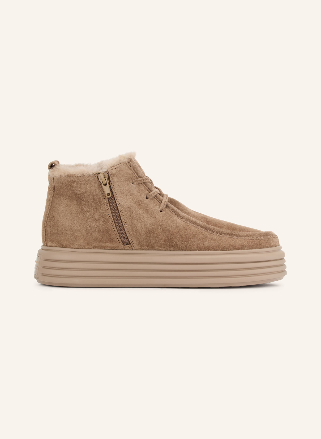 KENNEL & SCHMENGER LILO Platform Boots: TAUPE