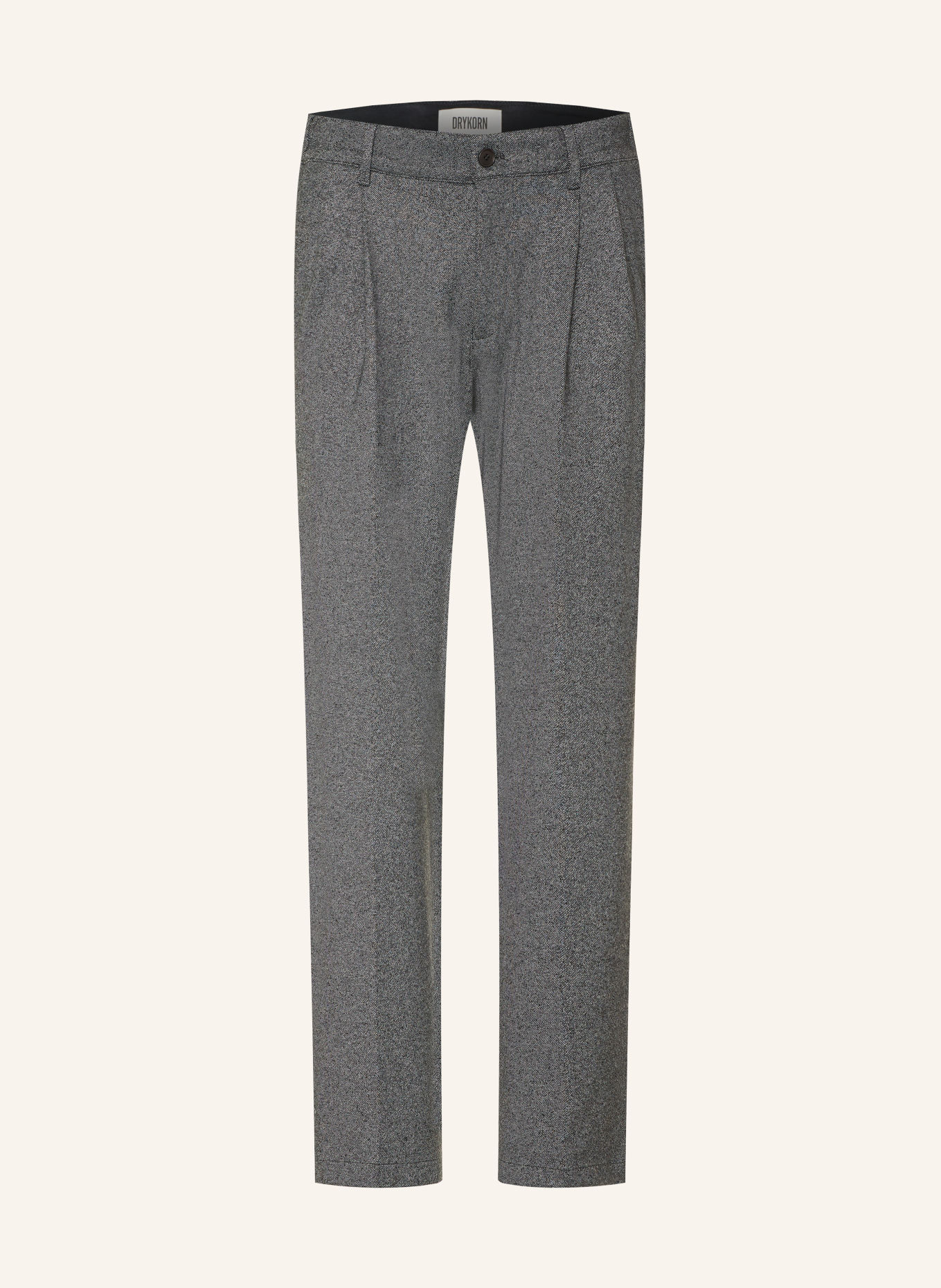 DRYKORN Anzughose LEEK Relaxed Fit: 6100 grau