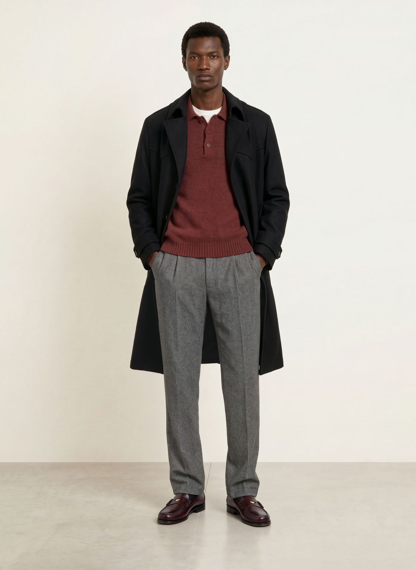 DRYKORN Anzughose LEEK Relaxed Fit: 6100 grau