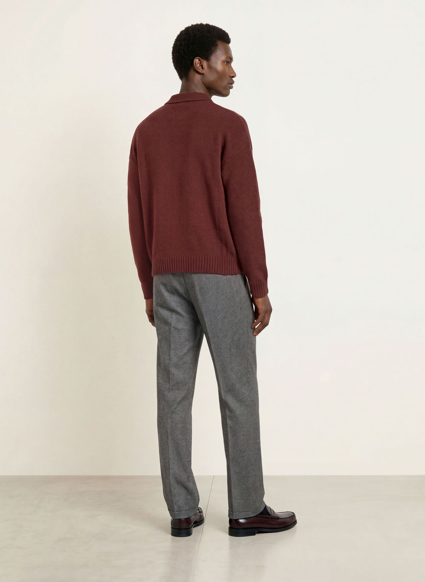 DRYKORN Anzughose LEEK Relaxed Fit: 6100 grau